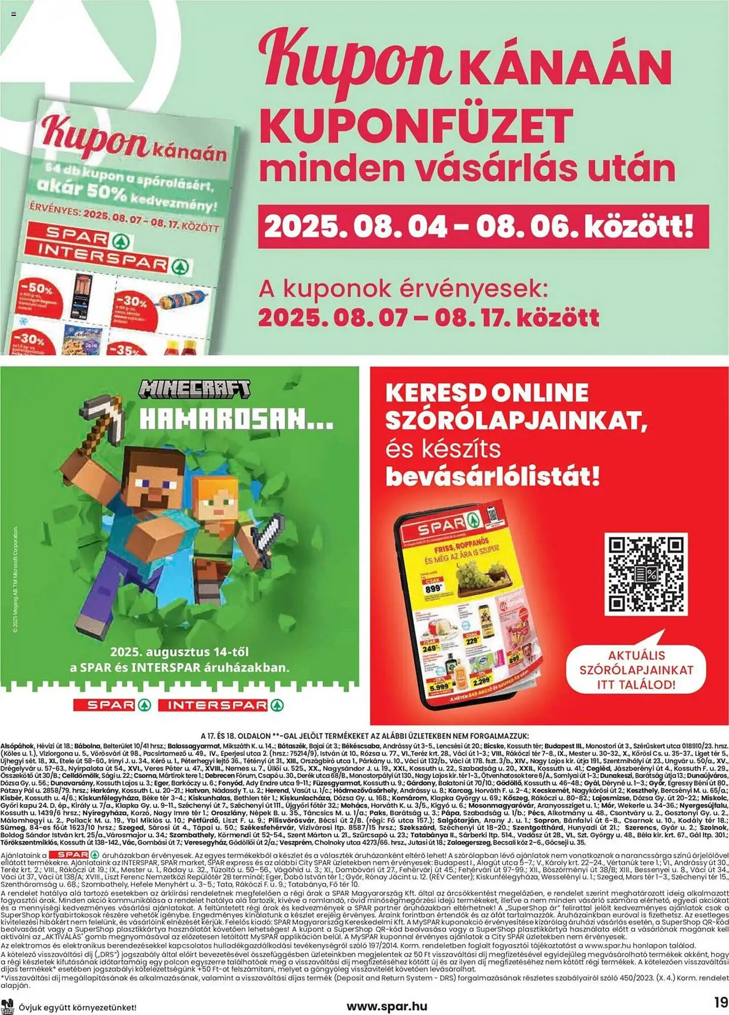 Katalógus Spar akciós újság július 31.-tól augusztus 6.-ig 2025. - Oldal 19