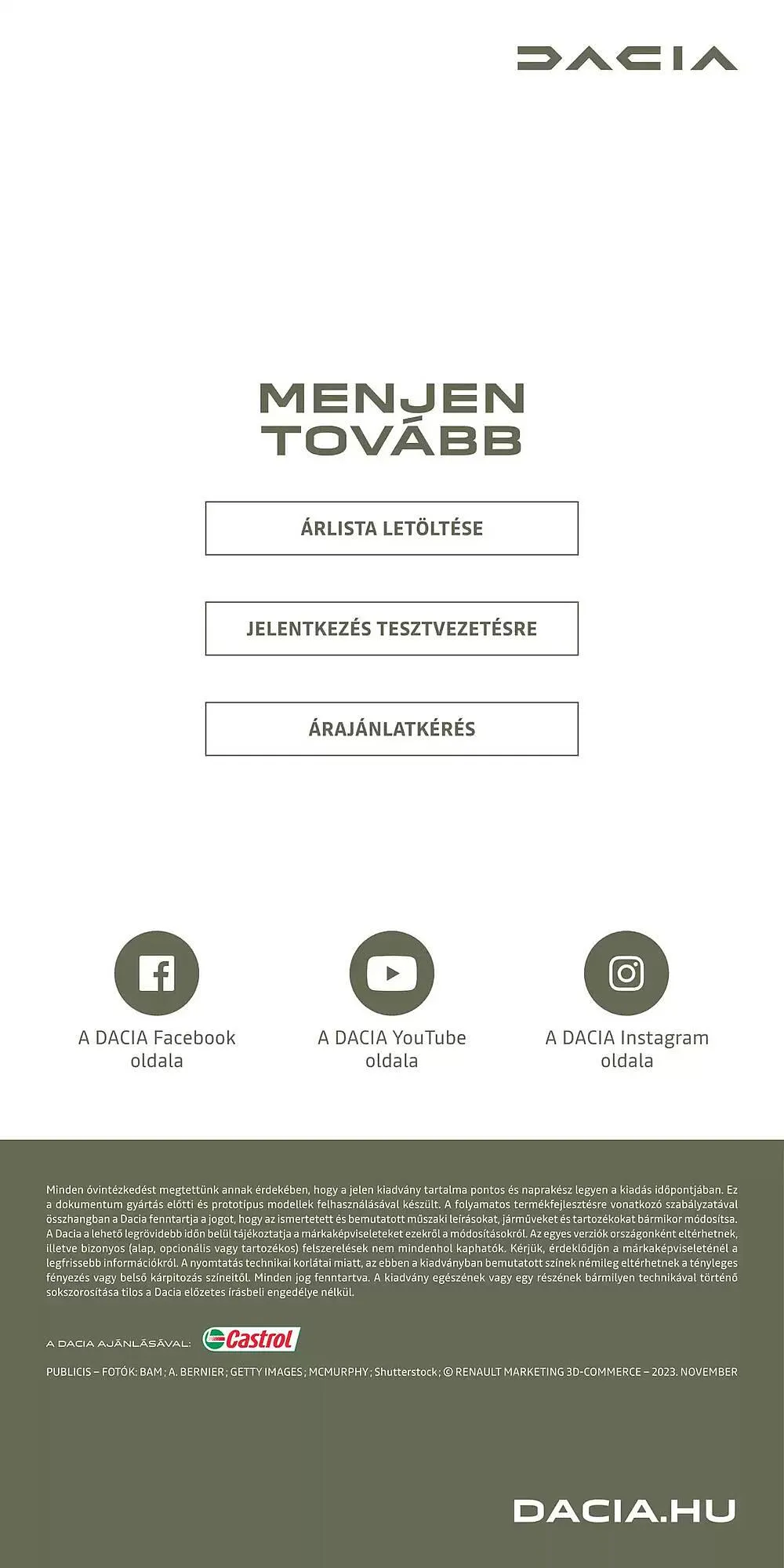 Katalógus Dacia akciós újság január 3.-tól június 30.-ig 2025. - Oldal 20