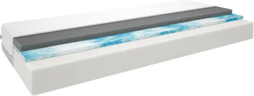 Habszivacs matrac 160x200cm GOLD F85 fehér/világosszürke