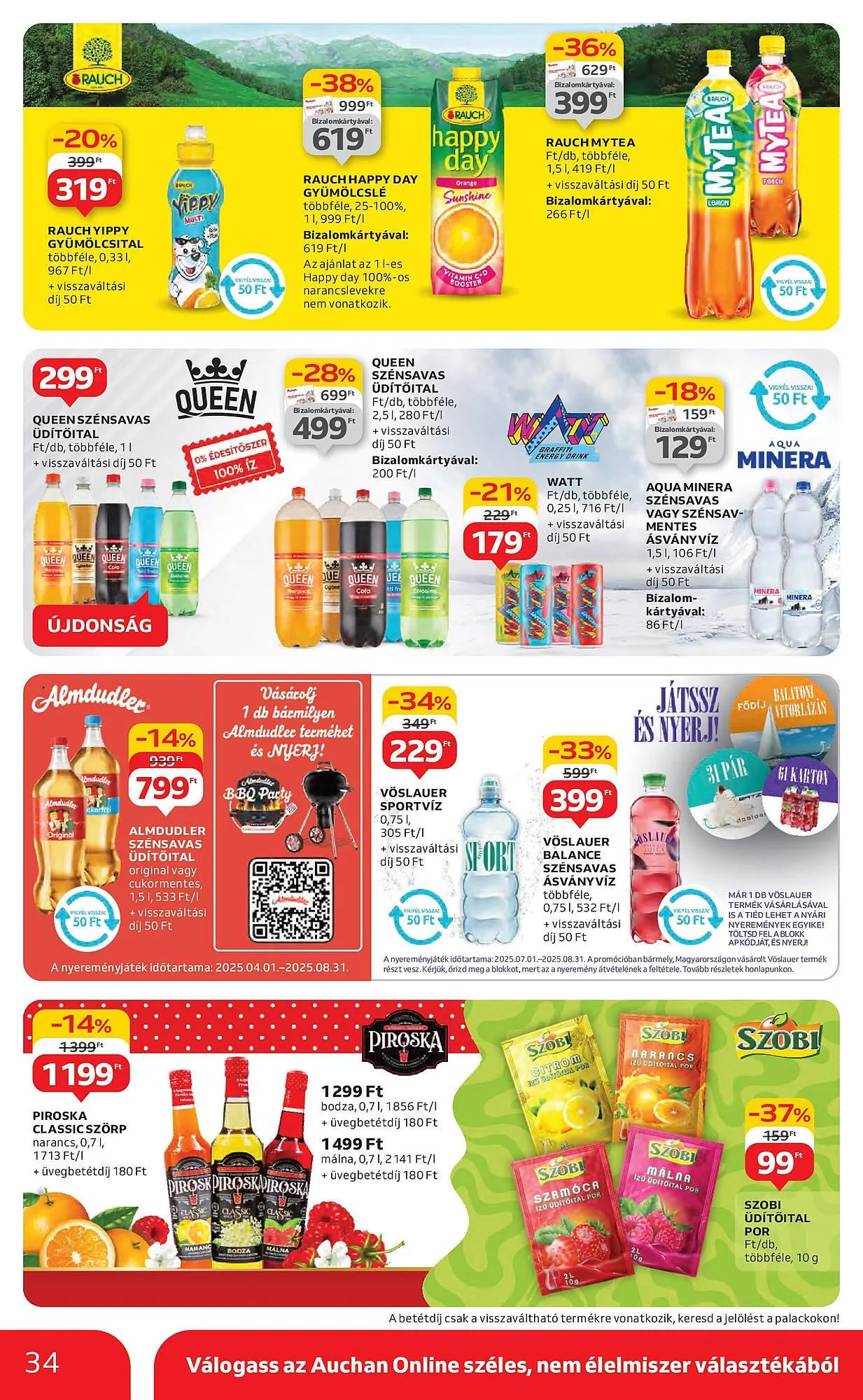 Katalógus Auchan akciós újság július 3.-tól július 9.-ig 2025. - Oldal 34