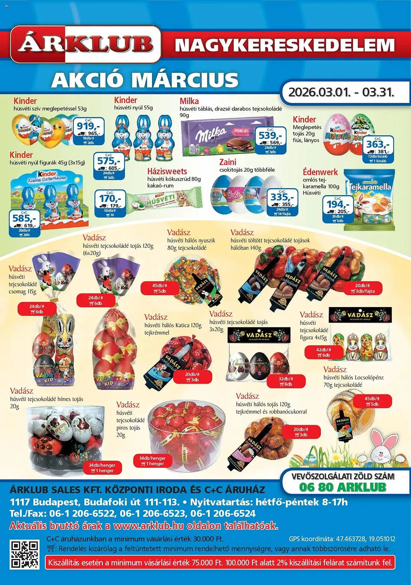 Katalógus ÁRKLUB akciós újság március 1.-tól március 31.-ig 2026. - Oldal 1