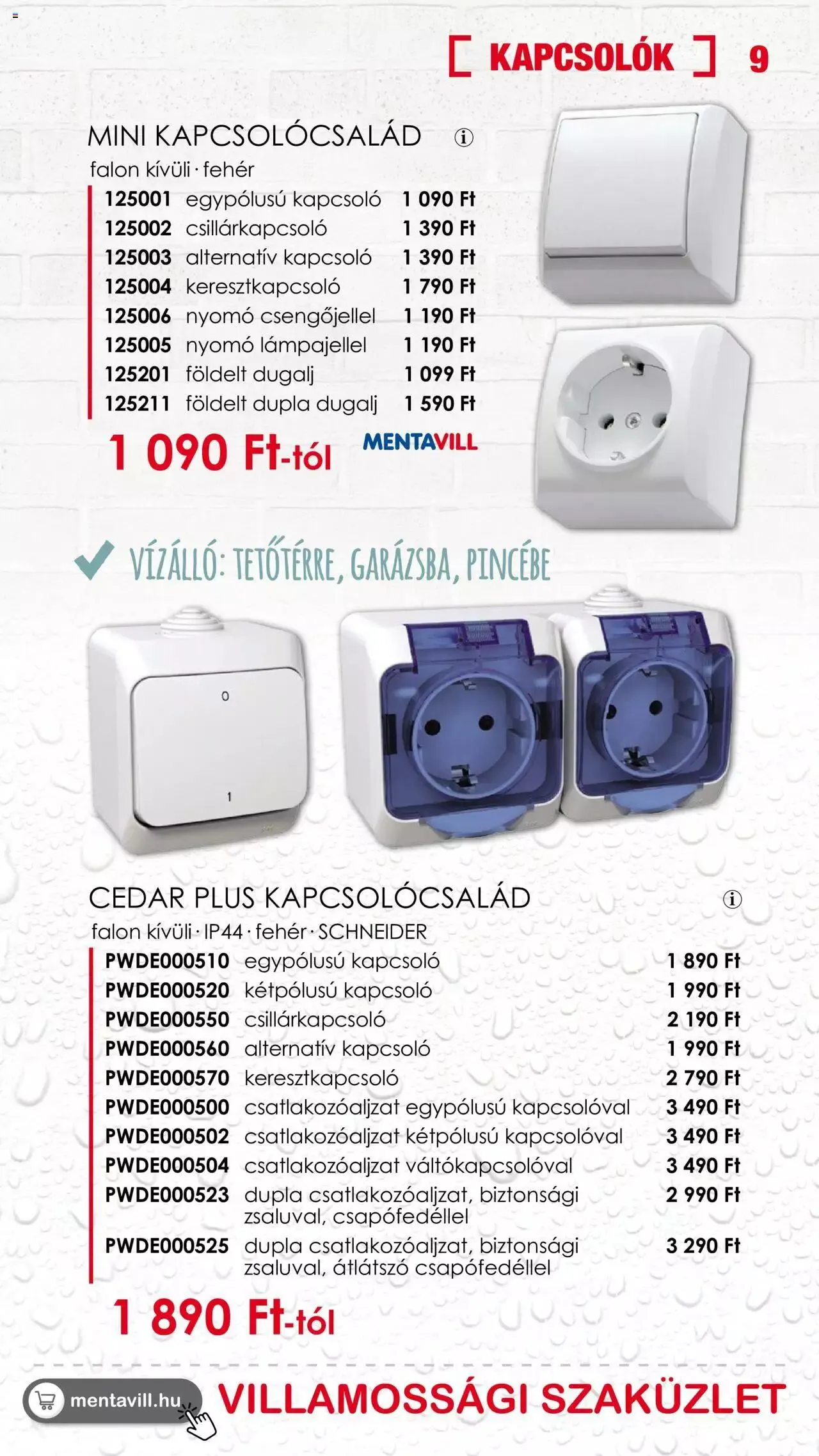 Katalógus Mentavill - Akciós újság augusztus 10.-tól augusztus 24.-ig 2023. - Oldal 9