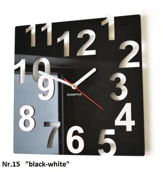 Falióra nagy számjegyekkel - Szín: Zöld