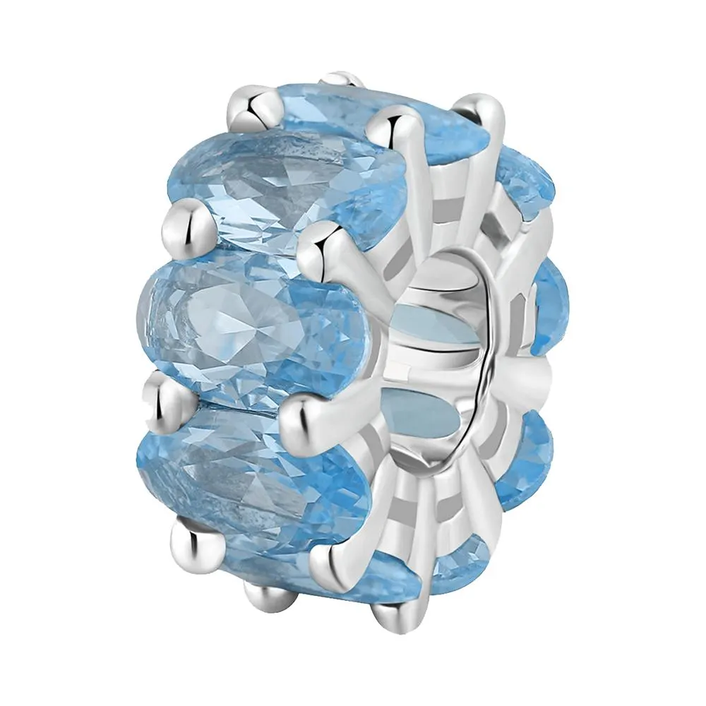 BROSWAY medál Fancy Világoskék