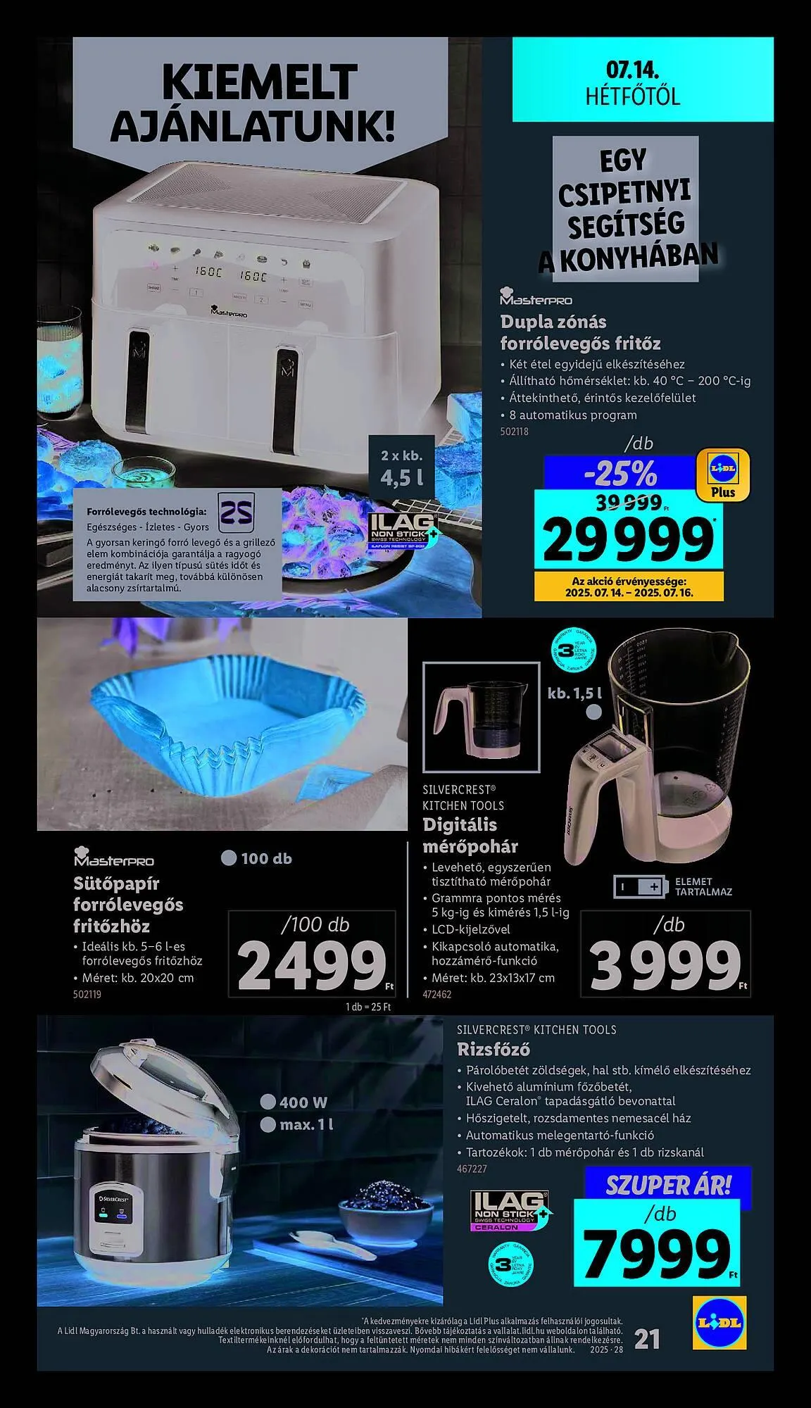 Katalógus Lidl akciós újság július 10.-tól július 16.-ig 2025. - Oldal 21