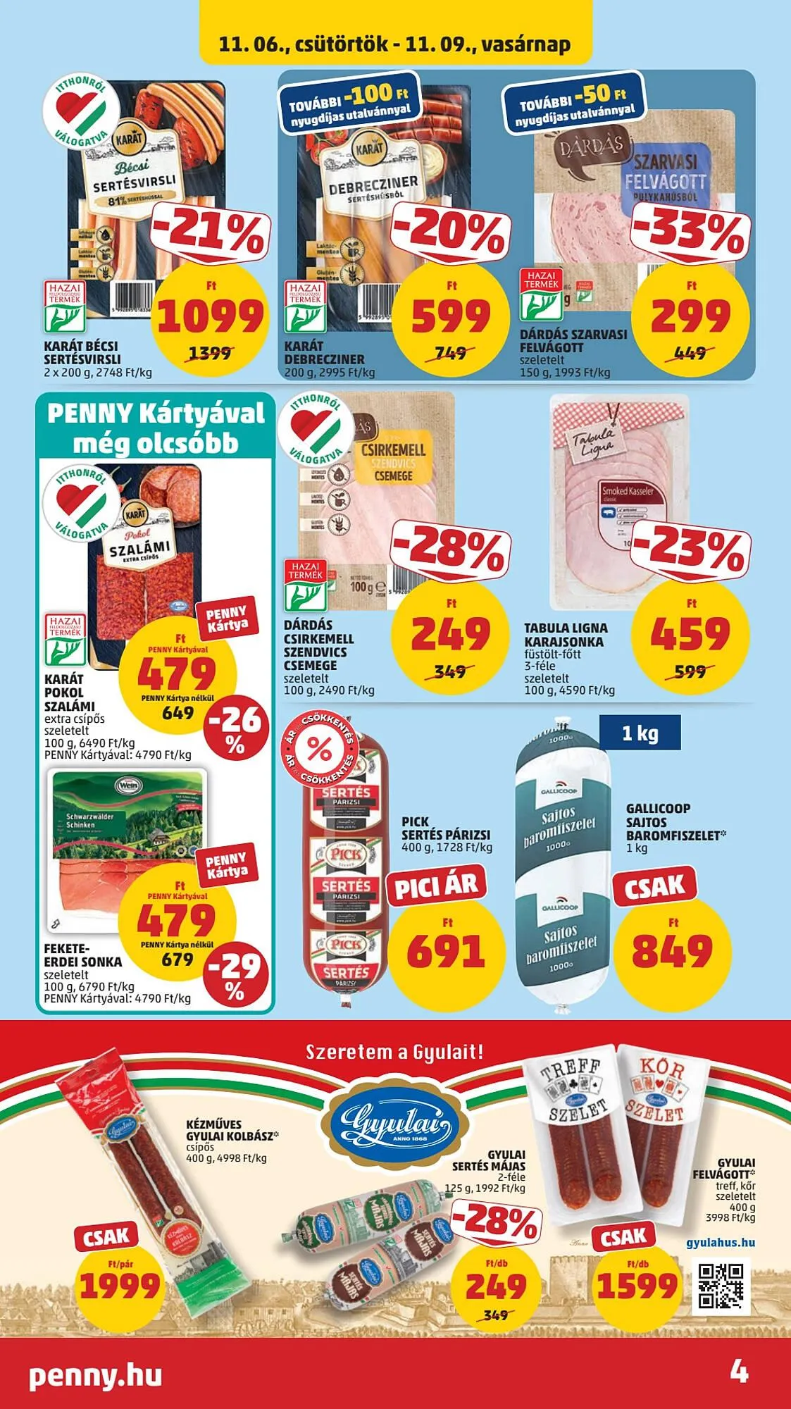 Katalógus PENNY akciós újság november 6.-tól november 12.-ig 2025. - Oldal 4