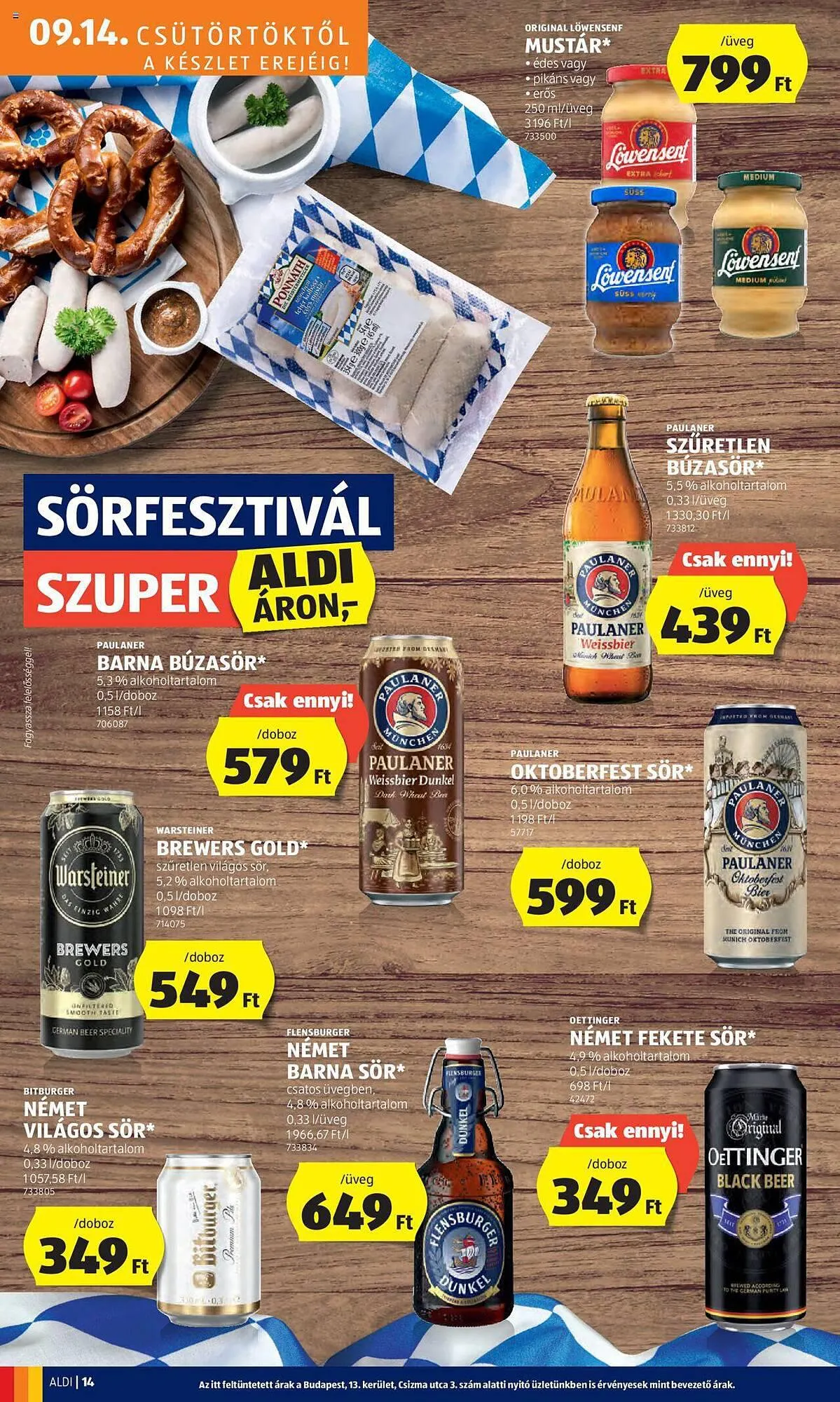 Katalógus ALDI akciós újság szeptember 14.-tól szeptember 20.-ig 2023. - Oldal 16