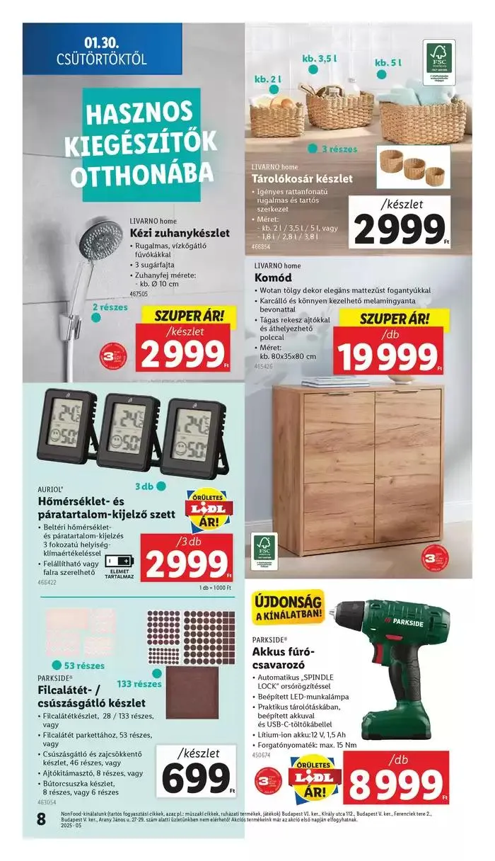 Katalógus Nonfood kínálatunk - 05. hét január 30.-tól február 5.-ig 2025. - Oldal 8
