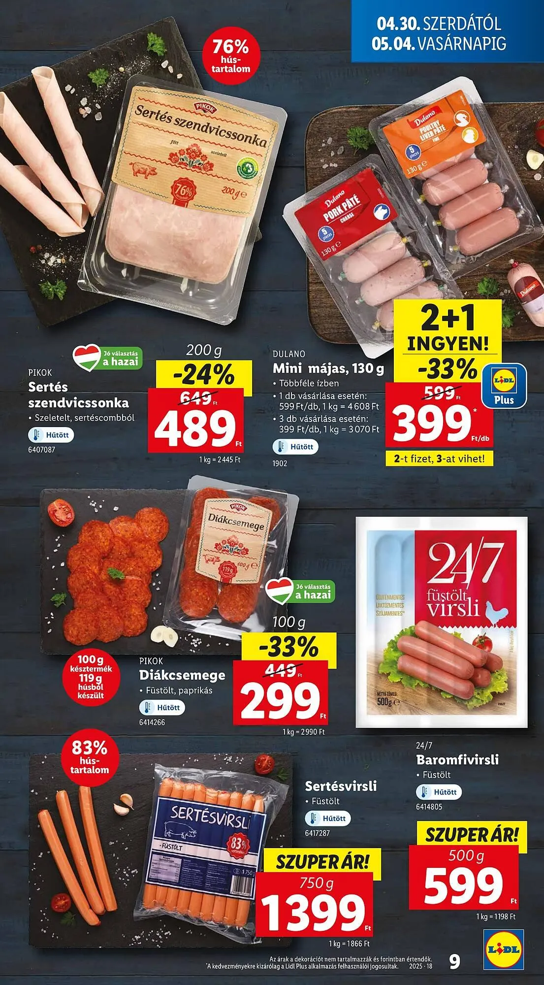 Katalógus Lidl akciós újság április 30.-tól május 4.-ig 2025. - Oldal 9