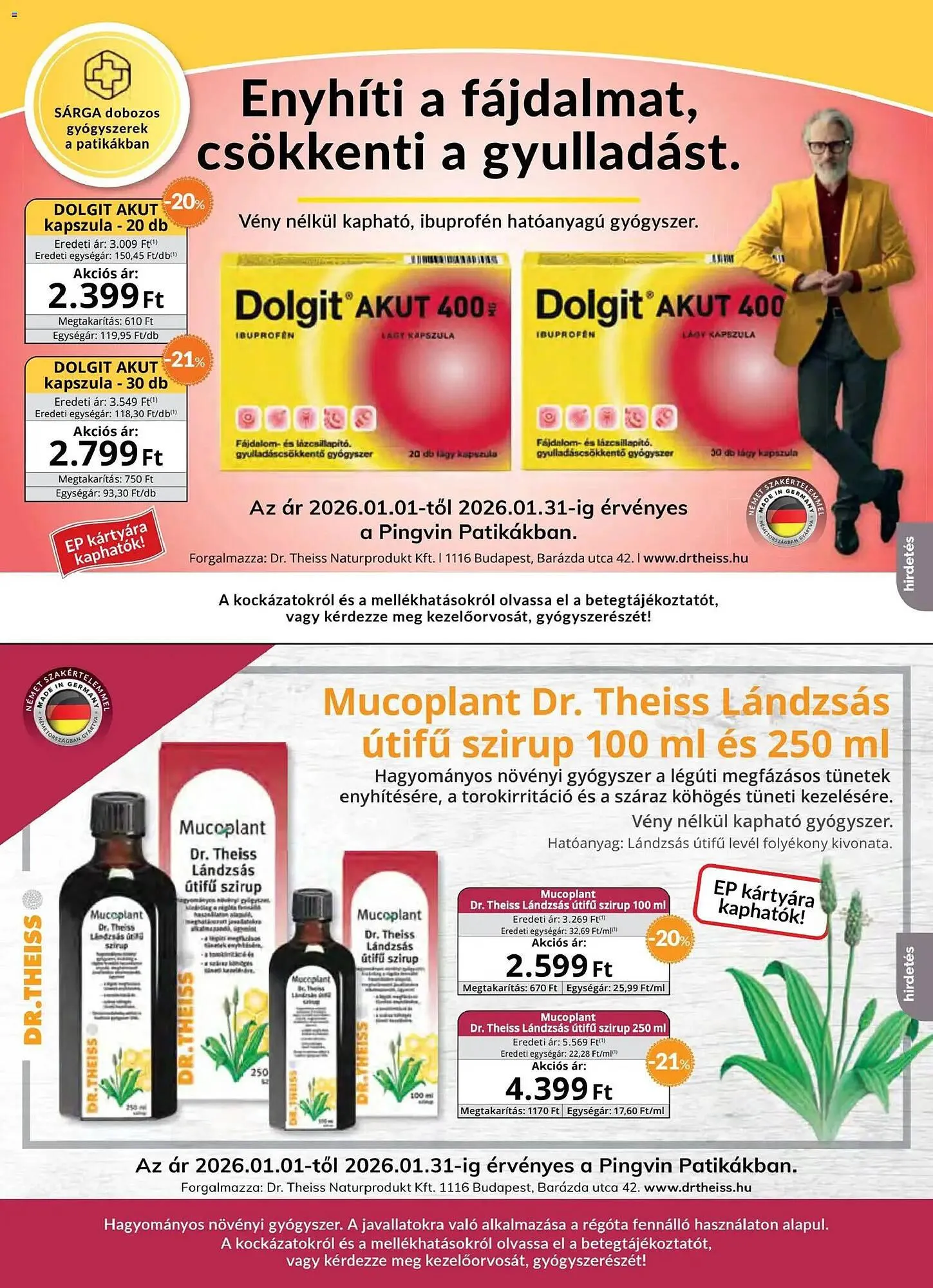 Katalógus Pingvin Patika akciós újság január 1.-tól január 31.-ig 2026. - Oldal 6
