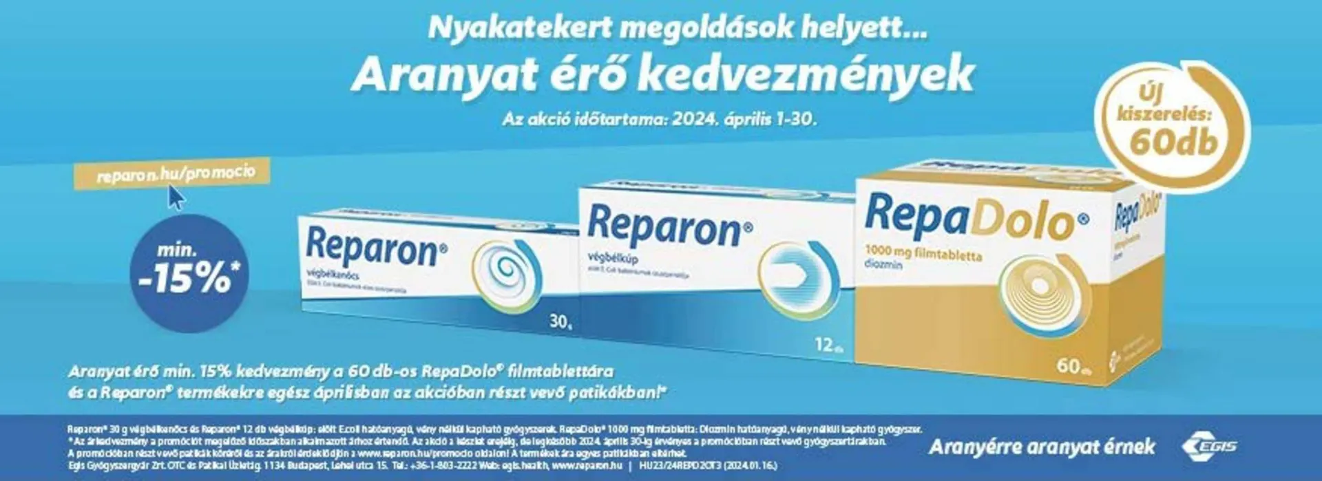 Patika24 akciós újság - 1