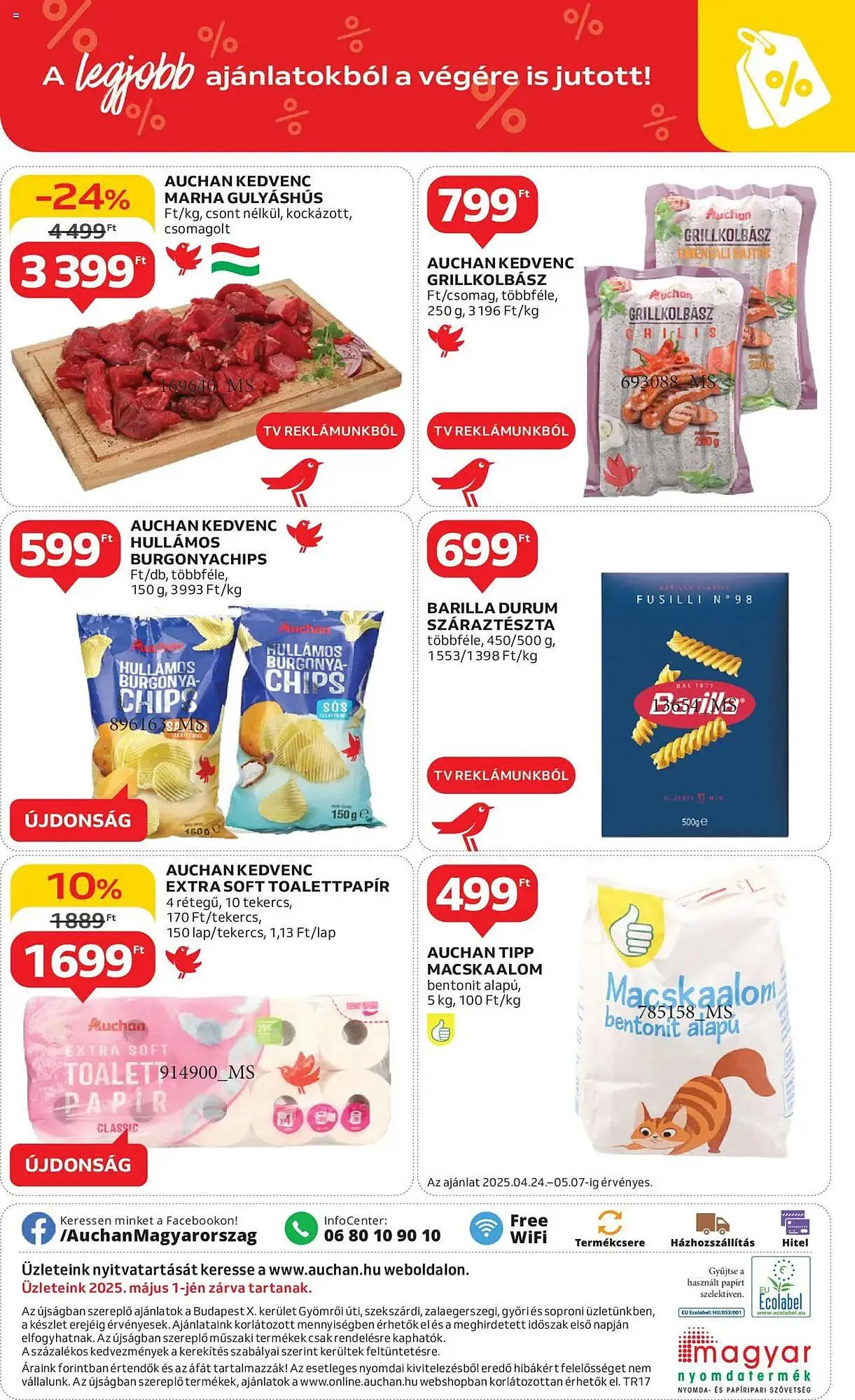 Katalógus Auchan akciós újság április 24.-tól április 30.-ig 2025. - Oldal 12