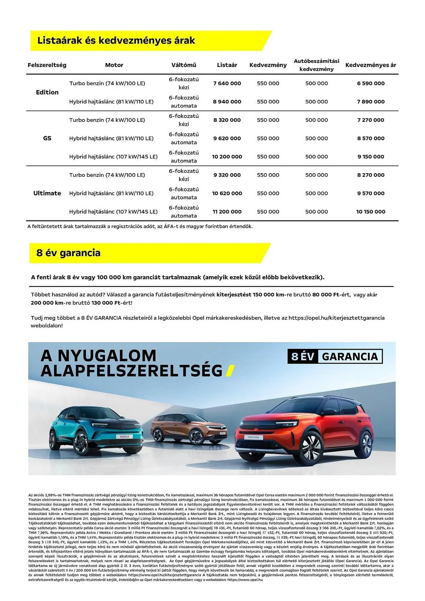 Katalógus Opel akciós újság február 14.-tól február 14.-ig 2027. - Oldal 3
