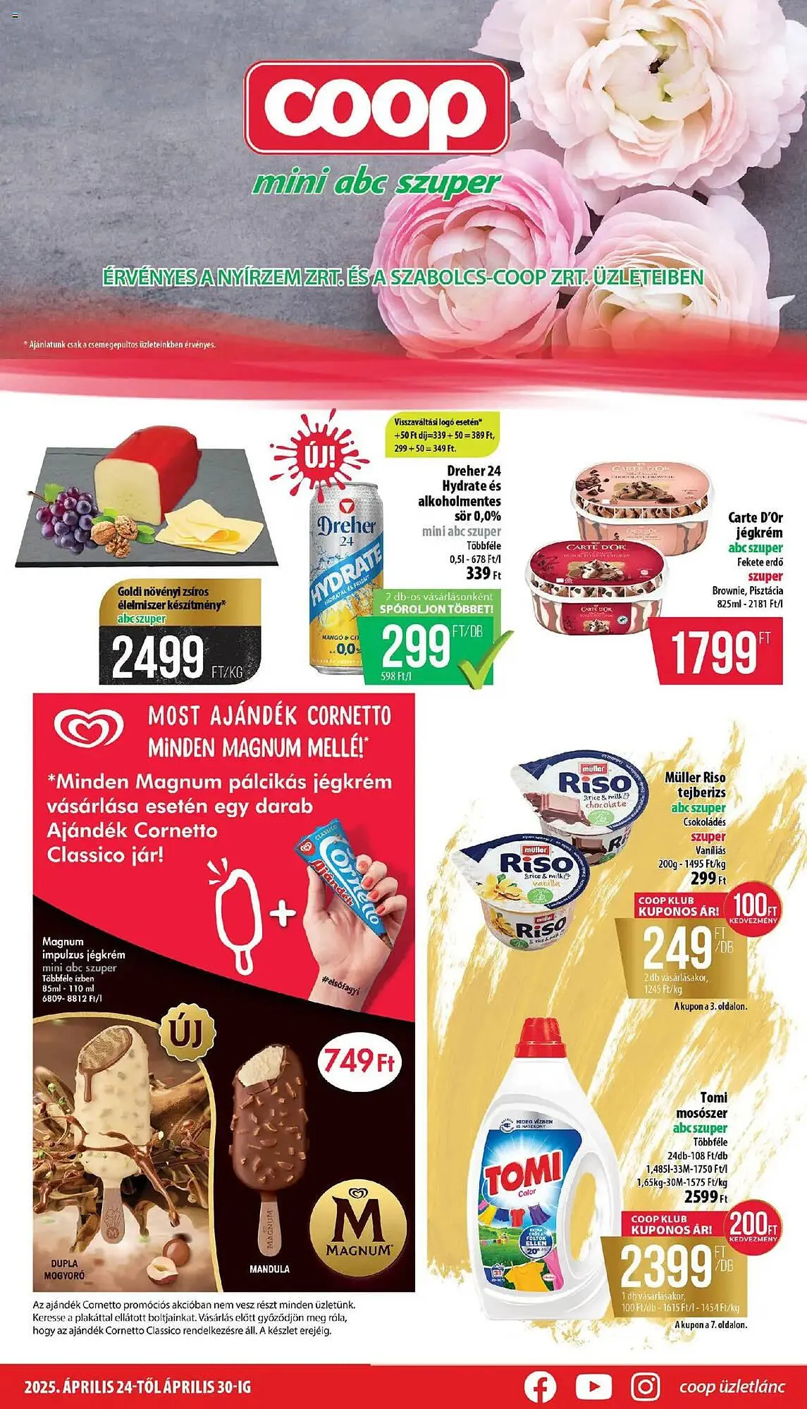 Katalógus Coop akciós újság április 24.-tól április 30.-ig 2025. - Oldal 1