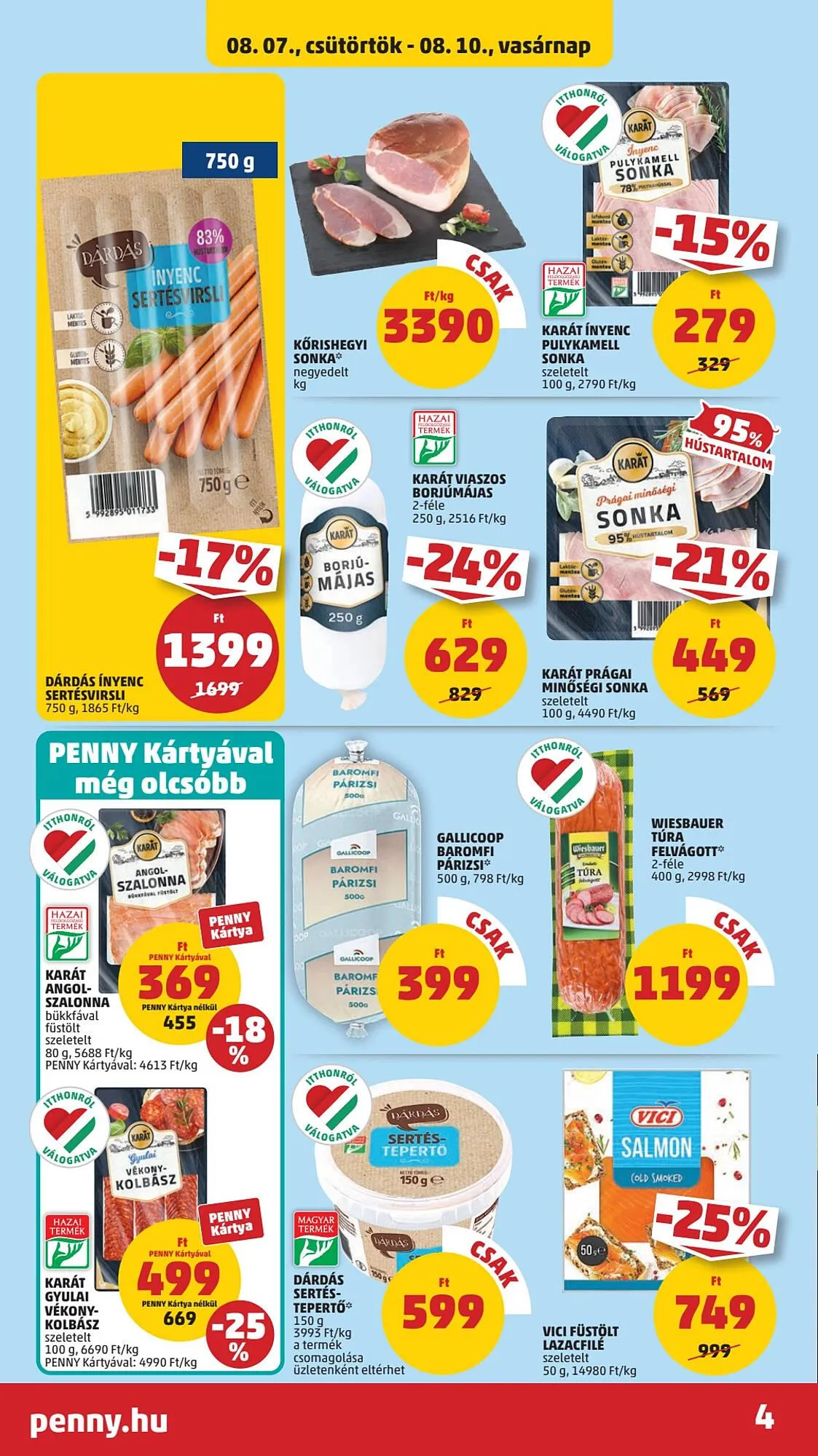 Katalógus PENNY akciós újság augusztus 7.-tól augusztus 13.-ig 2025. - Oldal 4