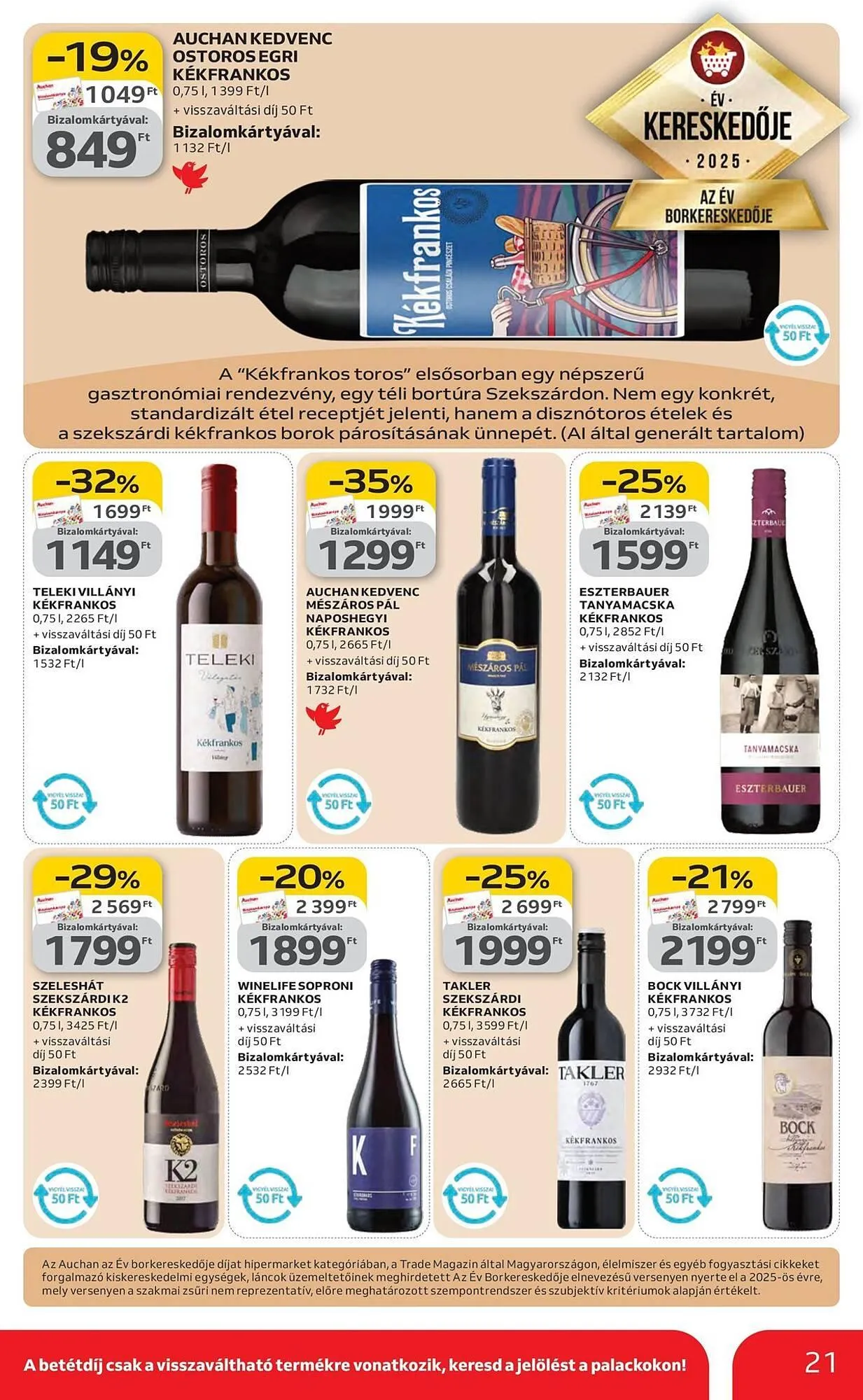 Katalógus Auchan akciós újság február 5.-tól február 18.-ig 2026. - Oldal 21