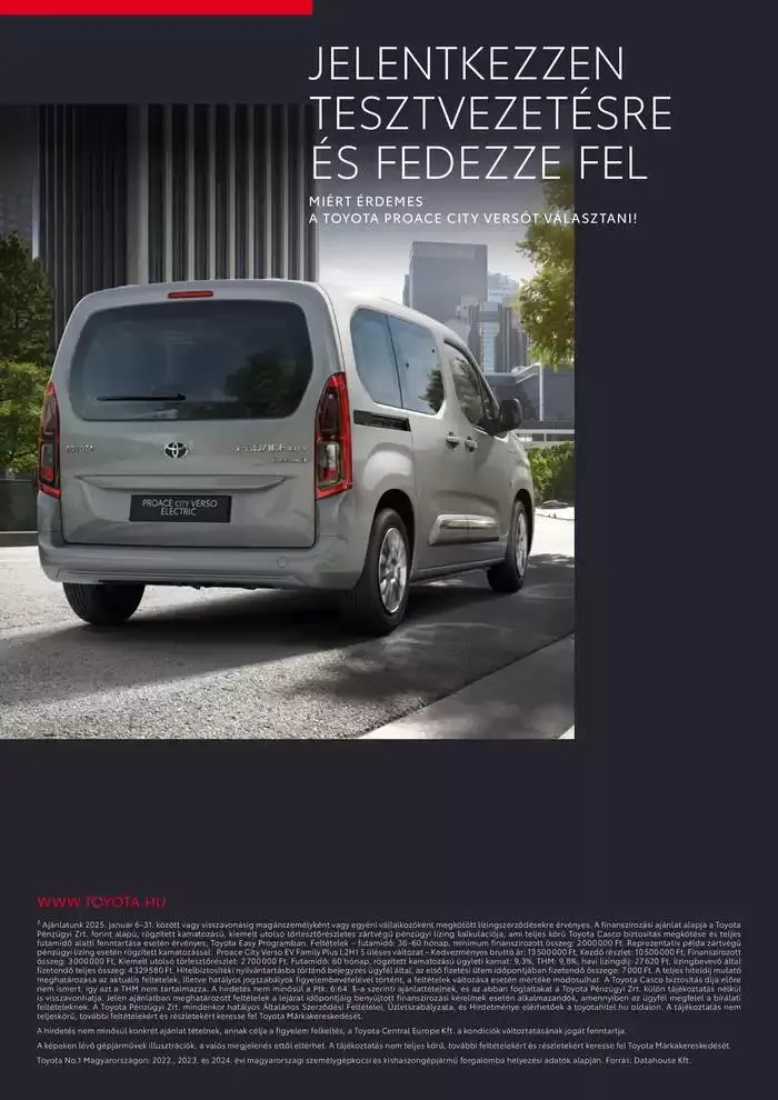 Katalógus Toyota Proace City Verso EV január 11.-tól január 11.-ig 2026. - Oldal 8