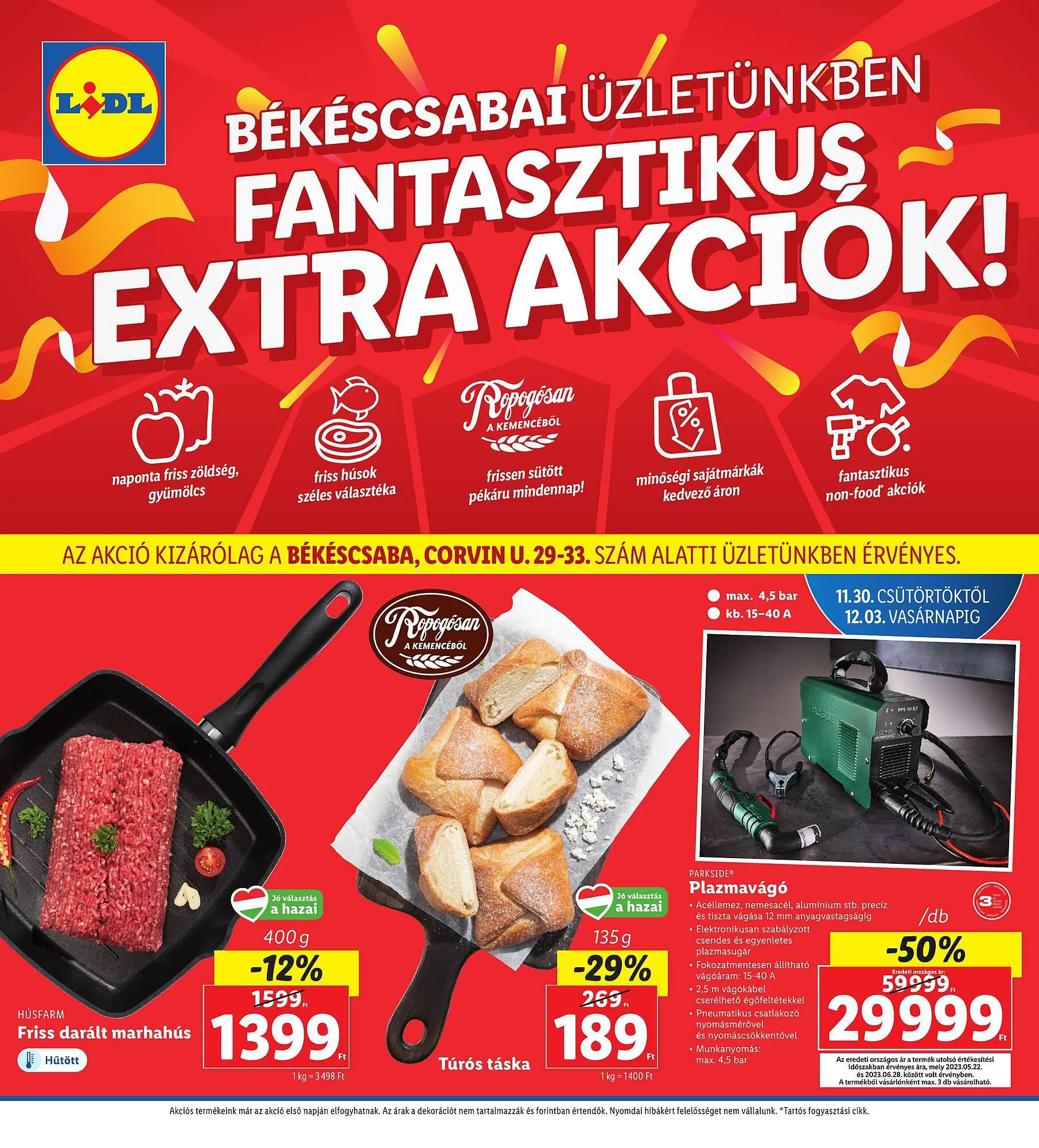 Katalógus Lidl akciós újság november 30.-tól december 3.-ig 2023. - Oldal 1