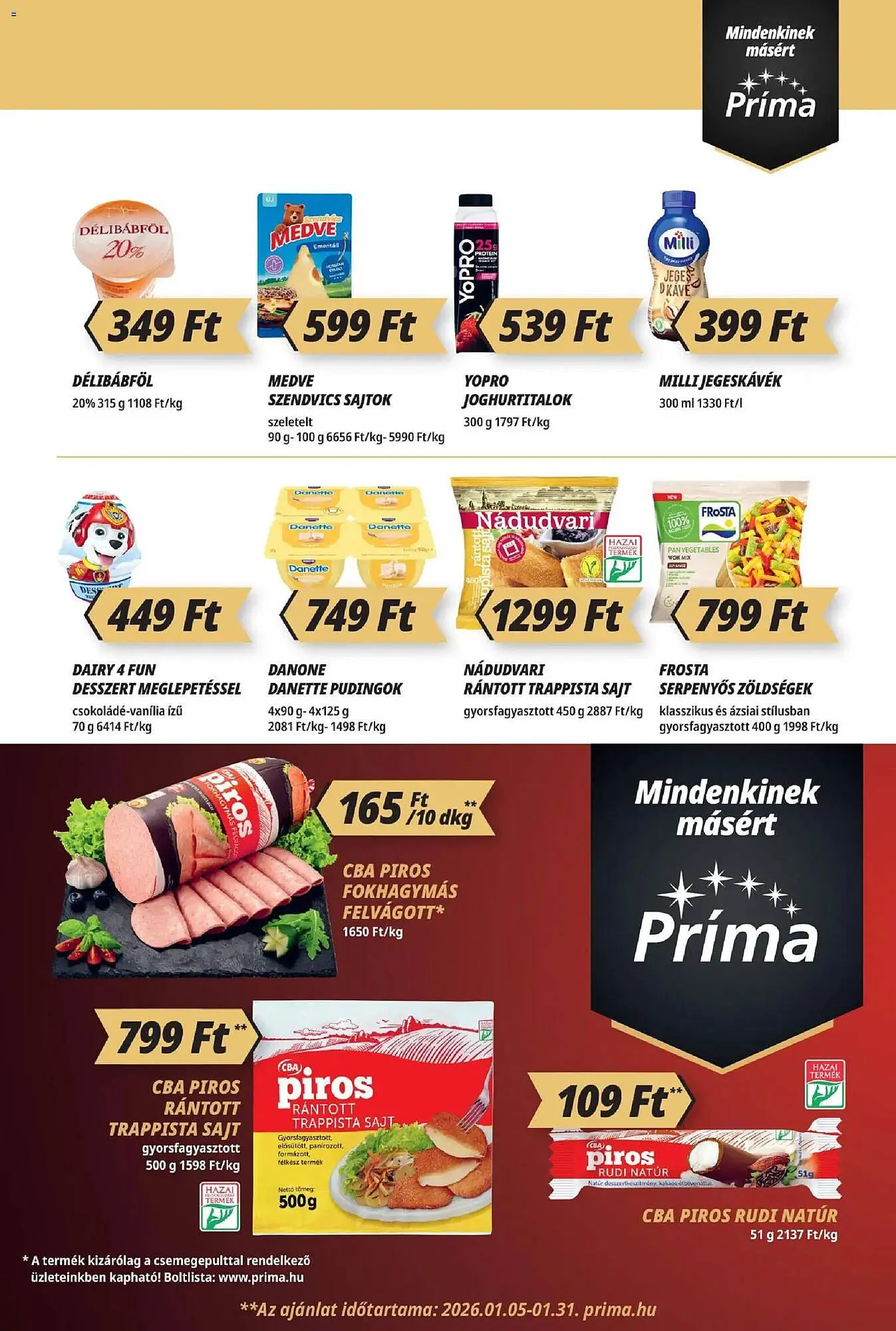Katalógus Príma akciós újság január 15.-tól január 21.-ig 2026. - Oldal 3
