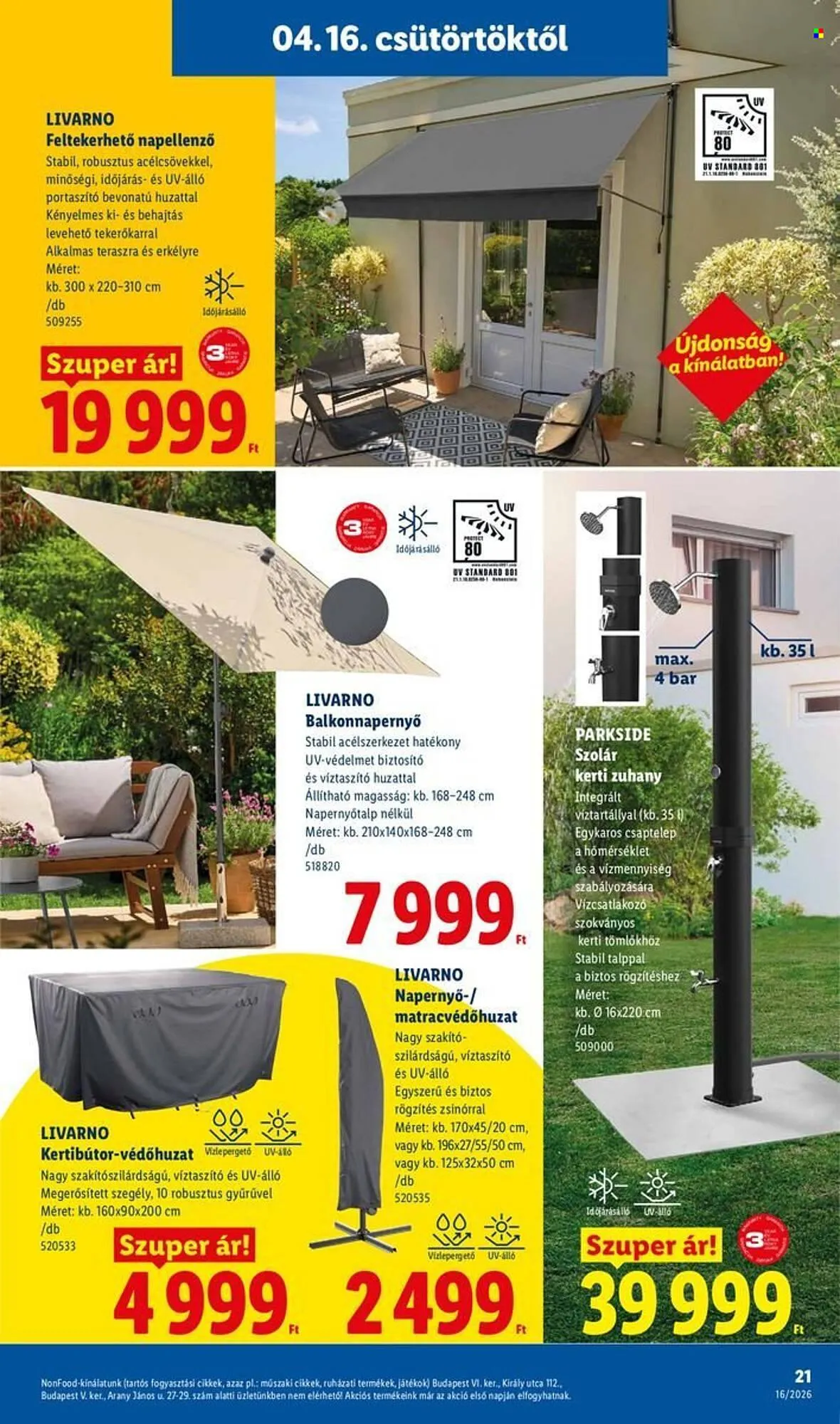 Katalógus Lidl akciós újság április 16.-tól április 22.-ig 2026. - Oldal 21