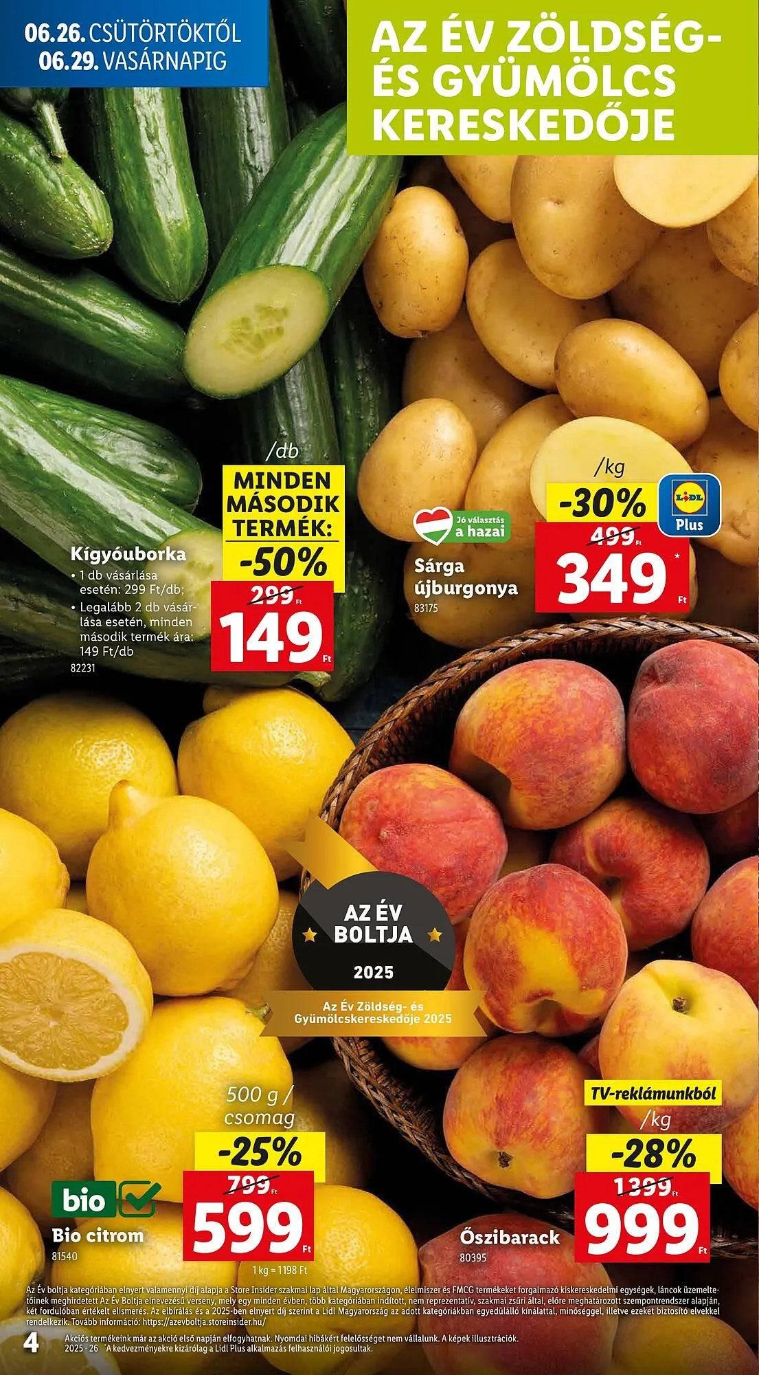 Katalógus Lidl akciós újság június 26.-tól július 2.-ig 2025. - Oldal 4
