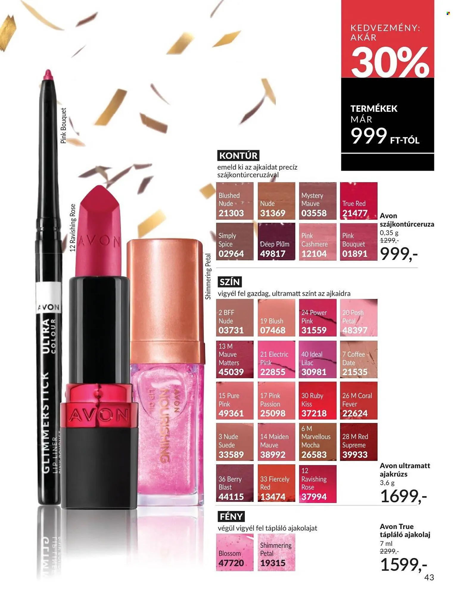 Katalógus AVON katalógus január 1.-tól január 31.-ig 2026. - Oldal 43
