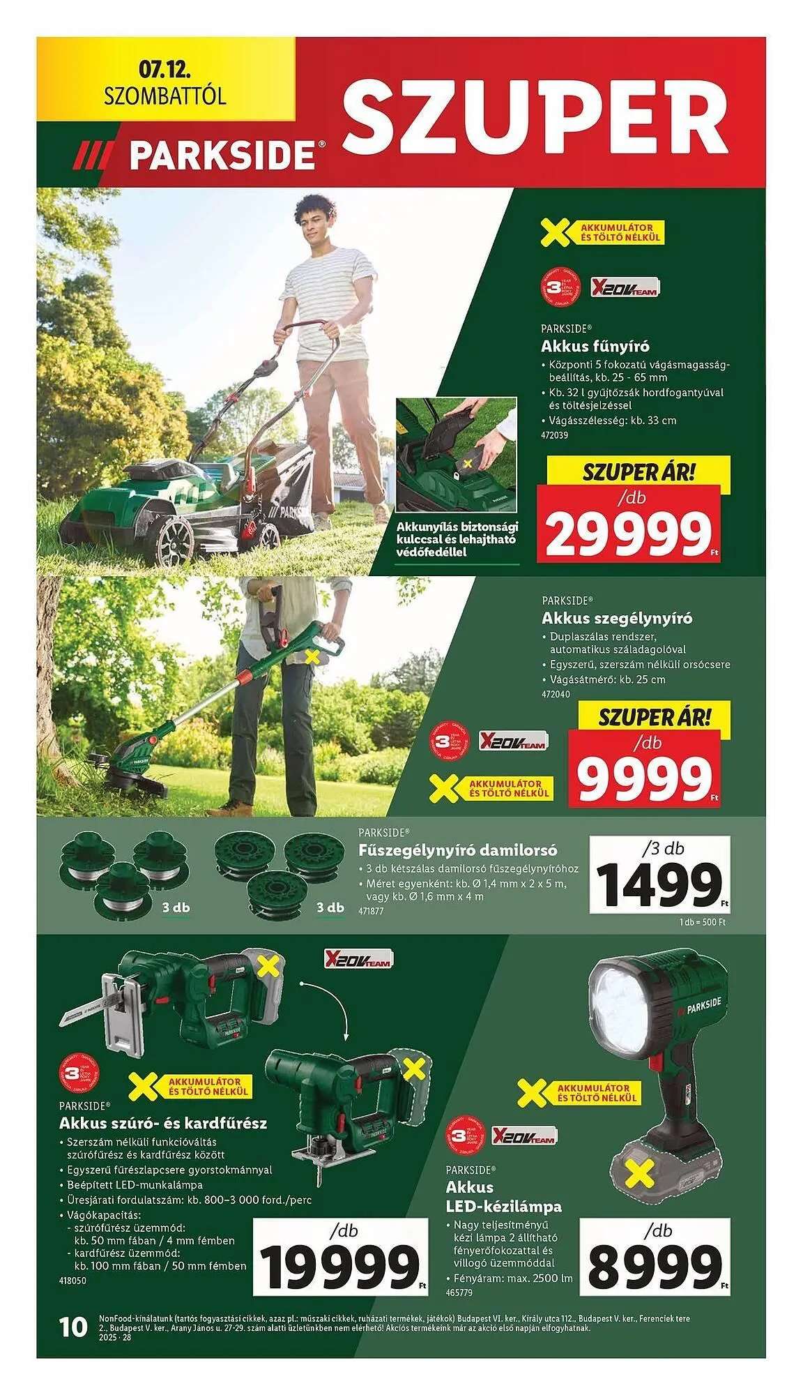 Katalógus Lidl akciós újság július 10.-tól július 16.-ig 2025. - Oldal 10