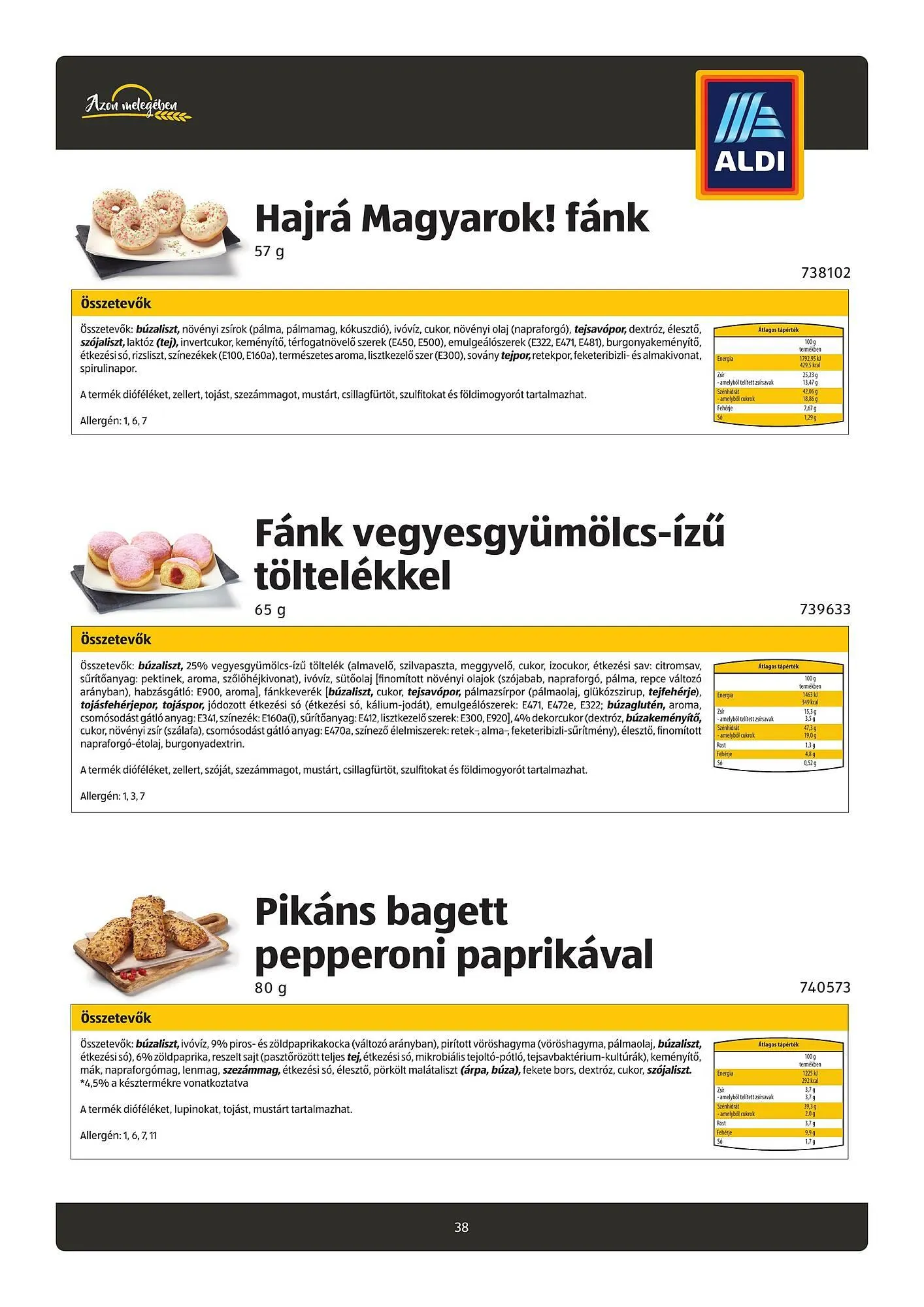 Katalógus ALDI akciós újság március 27.-tól április 21.-ig 2025. - Oldal 38
