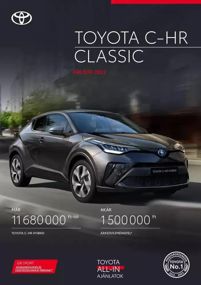 Katalógus Toyota C-HR Hybrid október 2.-tól október 2.-ig 2025. - Oldal 1