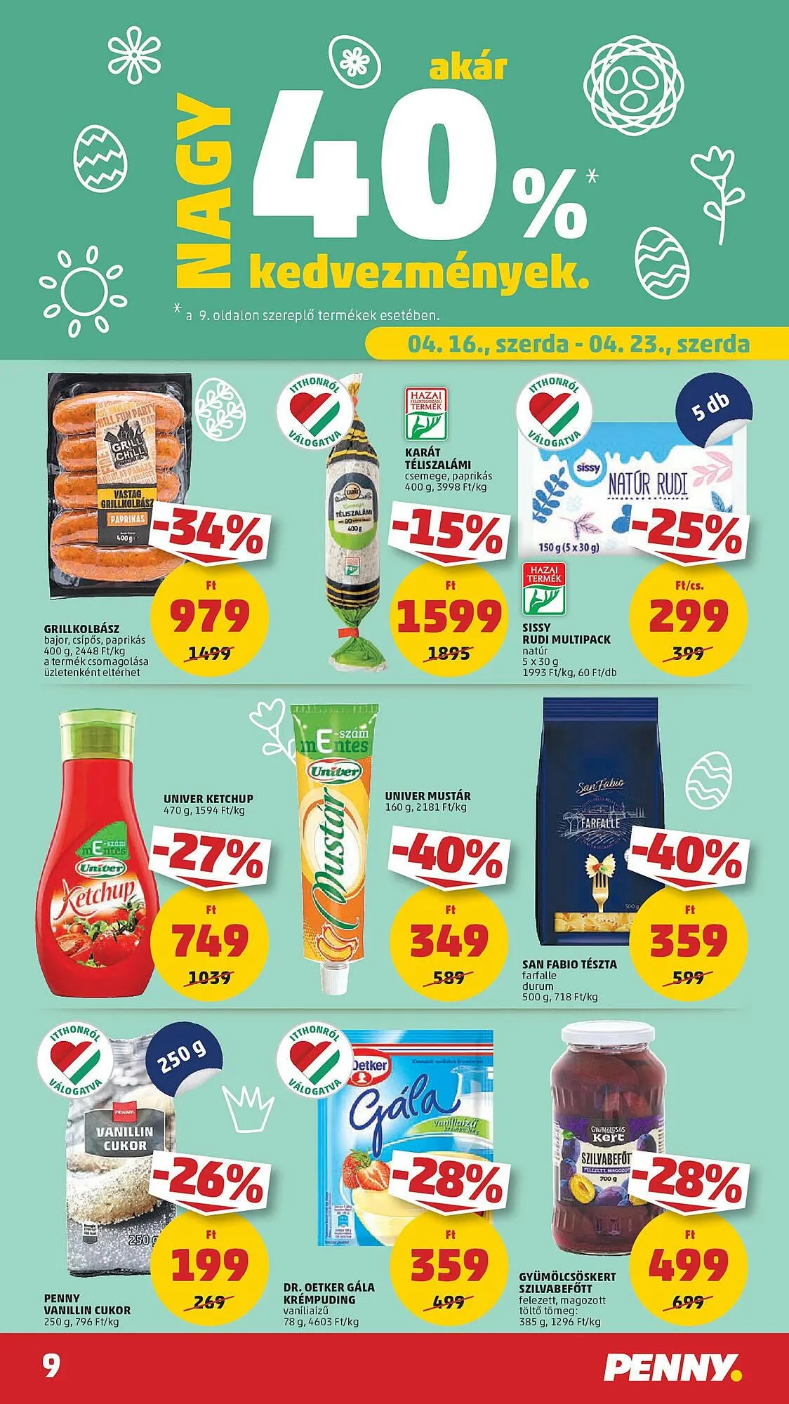 Katalógus PENNY akciós újság április 16.-tól április 23.-ig 2025. - Oldal 9