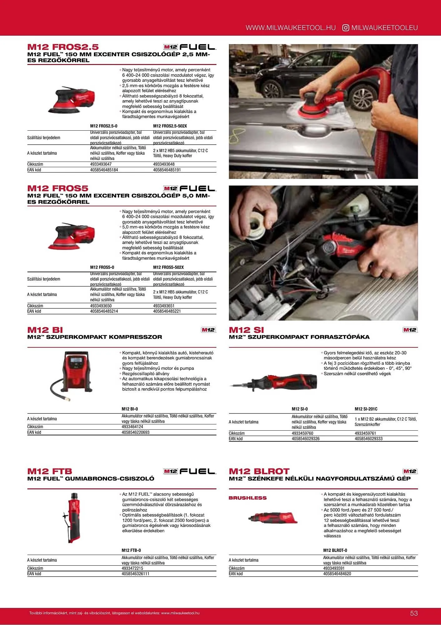 Katalógus Milwaukee akciós újság szeptember 16.-tól december 31.-ig 2026. - Oldal 53