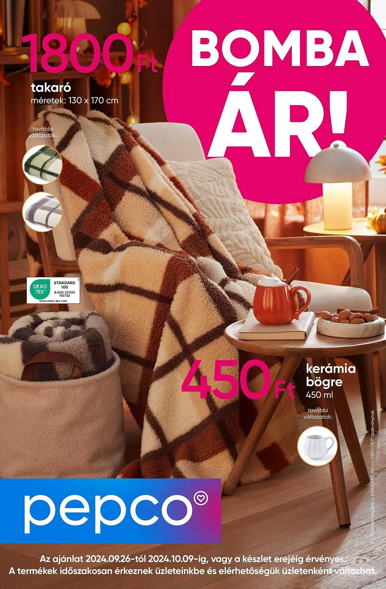 Katalógus Pepco akciós újság szeptember 26.-tól október 9.-ig 2024. - Oldal 1