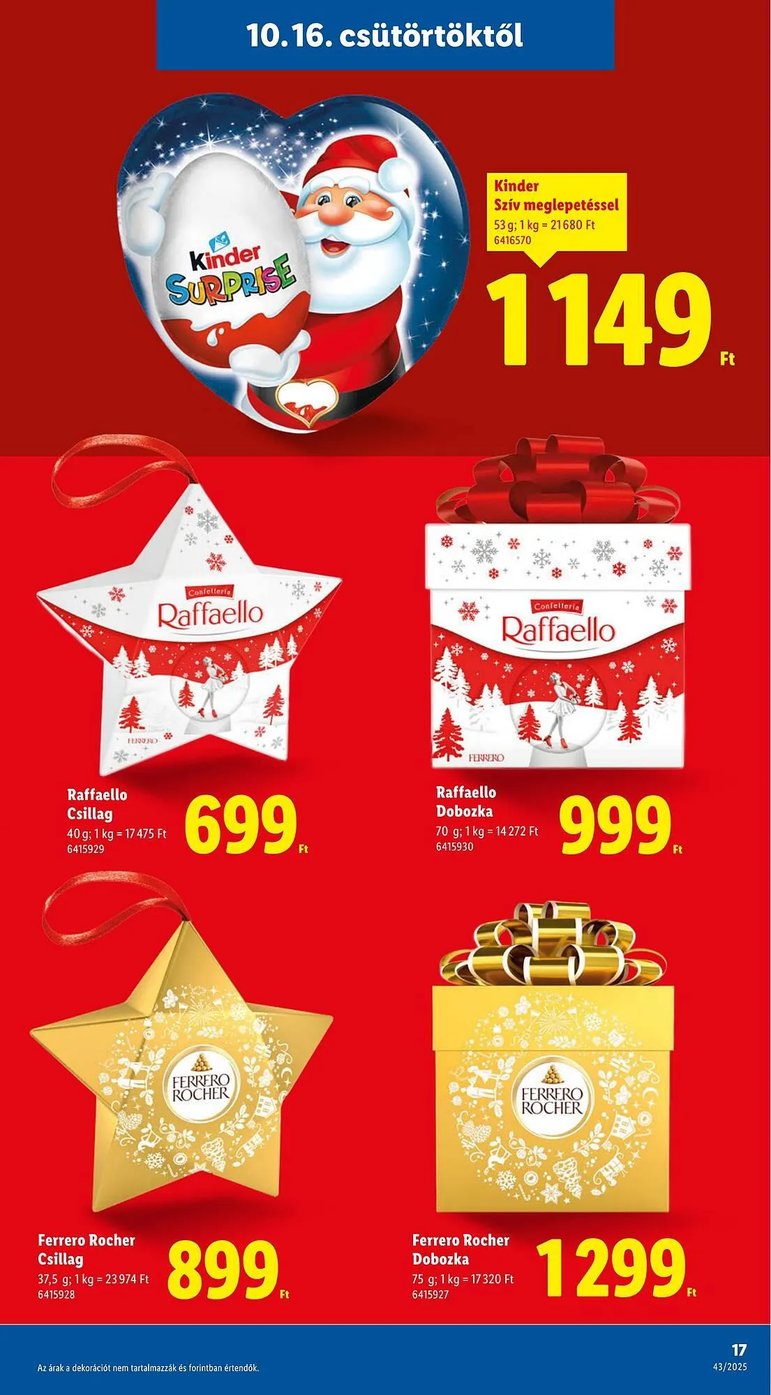 Katalógus Lidl akciós újság október 16.-tól december 24.-ig 2025. - Oldal 17