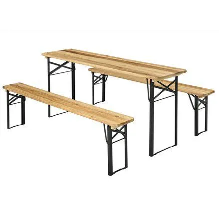 Bichl Sörsátor szett lakkozott fenyőből 170 cm