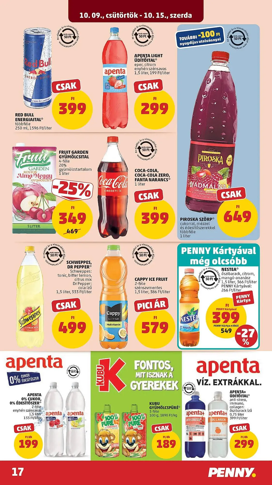 Katalógus PENNY akciós újság október 9.-tól október 15.-ig 2025. - Oldal 17