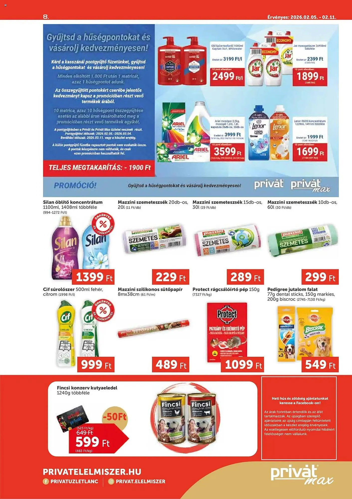 Katalógus PRIVÁT akciós újság február 5.-tól február 11.-ig 2026. - Oldal 8