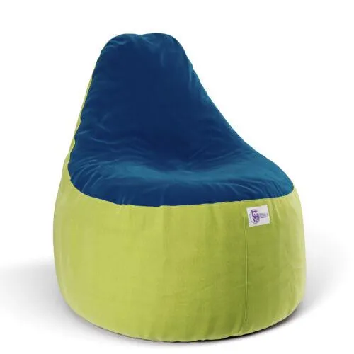 Zöld-Kék Babzsákfotel