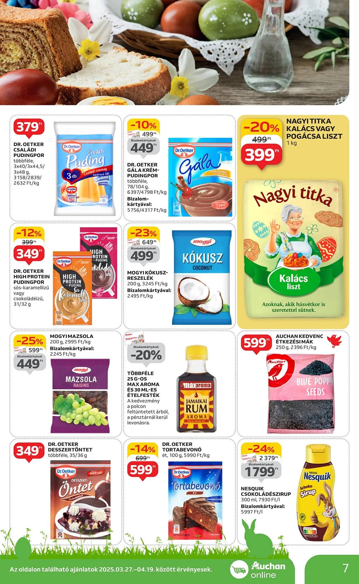 Katalógus Auchan akciós újság március 27.-tól április 2.-ig 2025. - Oldal 7