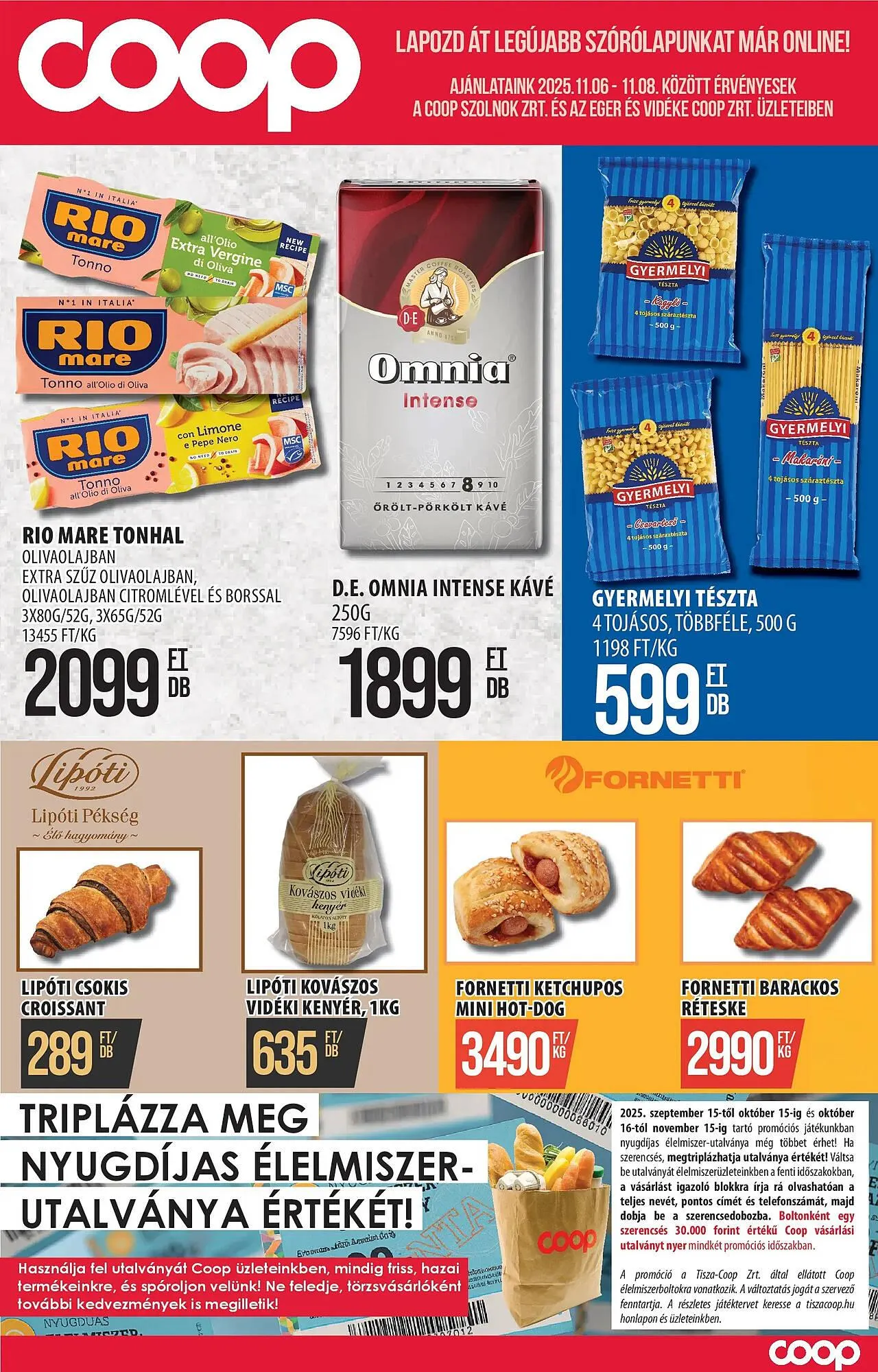 Katalógus Coop akciós újság november 6.-tól november 8.-ig 2025. - Oldal 1