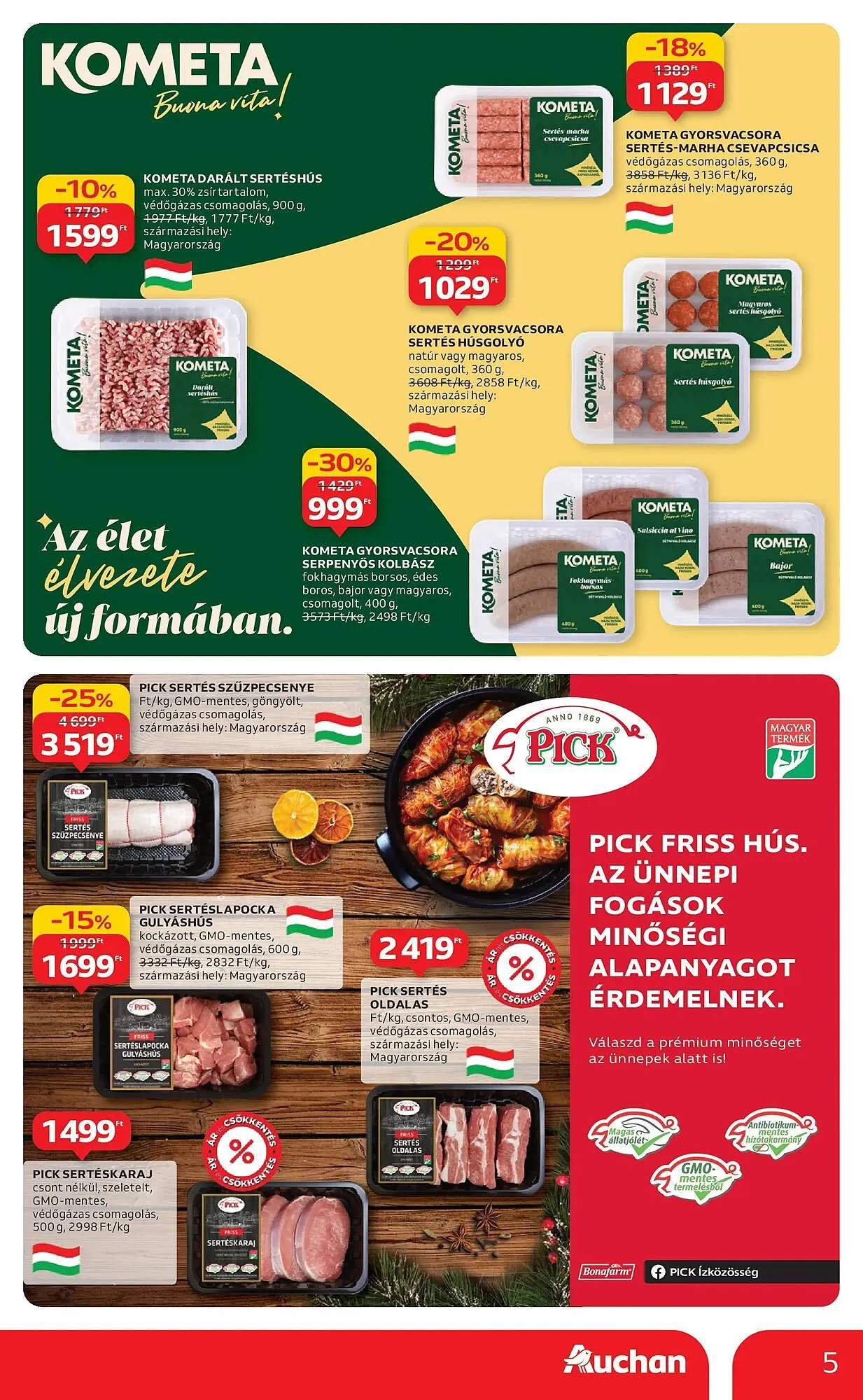 Katalógus Auchan akciós újság december 4.-tól december 10.-ig 2025. - Oldal 5