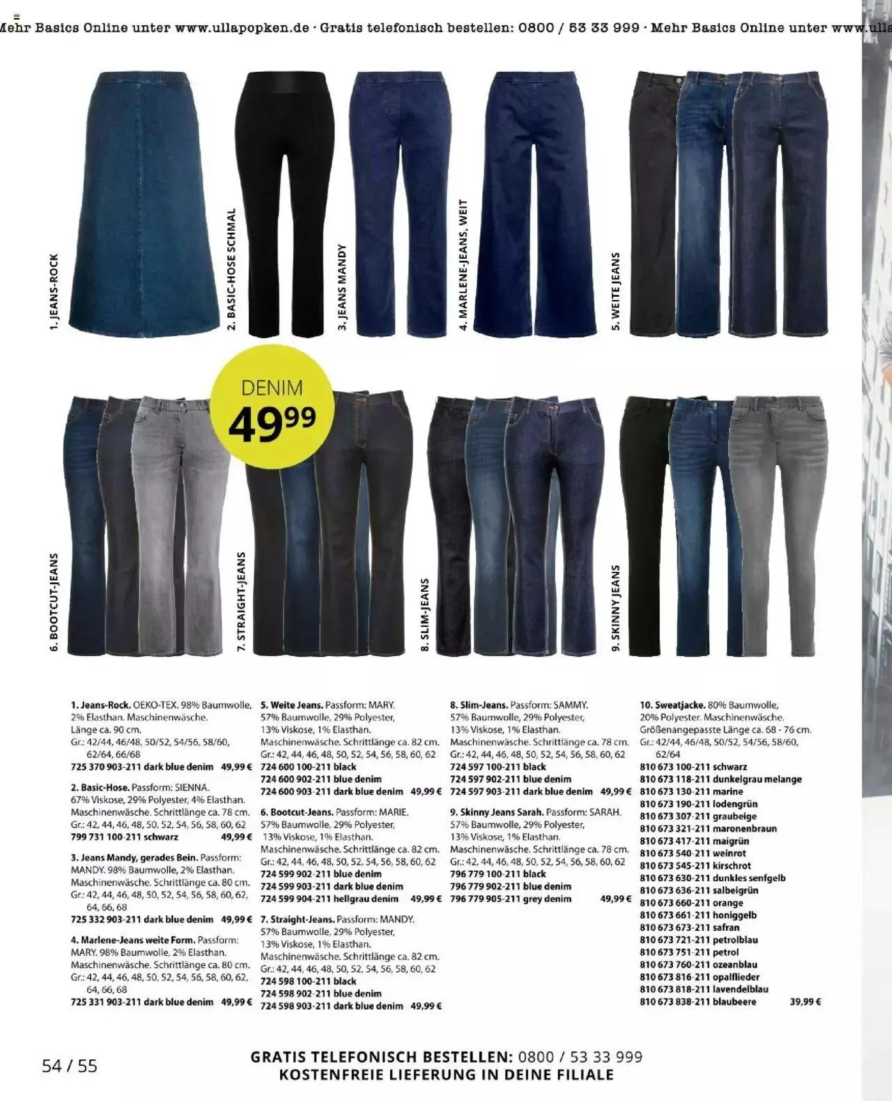 Katalógus Ulla Popken Akciós újság szeptember 1.-tól szeptember 30.-ig 2023. - Oldal 54