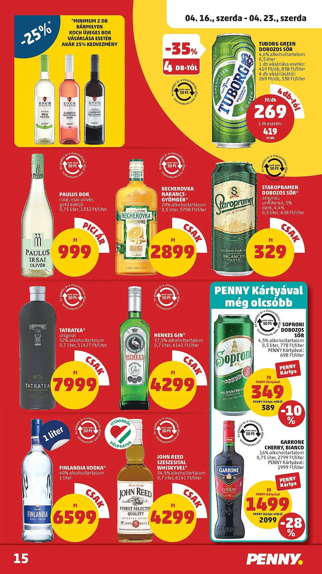 Katalógus PENNY akciós újság április 16.-tól április 23.-ig 2025. - Oldal 15
