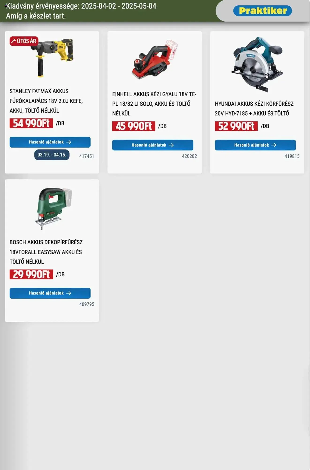 Katalógus Praktiker akciós újság április 2.-tól május 4.-ig 2025. - Oldal 21