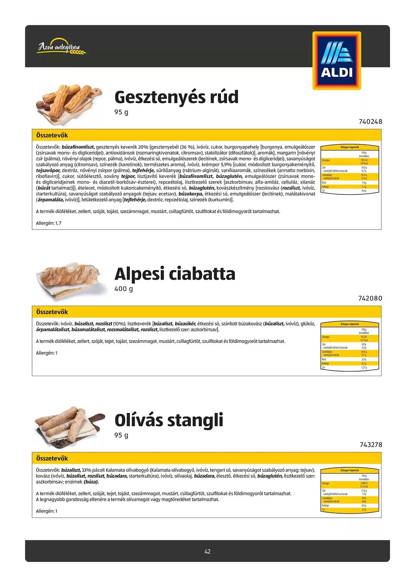 Katalógus ALDI akciós újság január 30.-tól február 13.-ig 2025. - Oldal 42