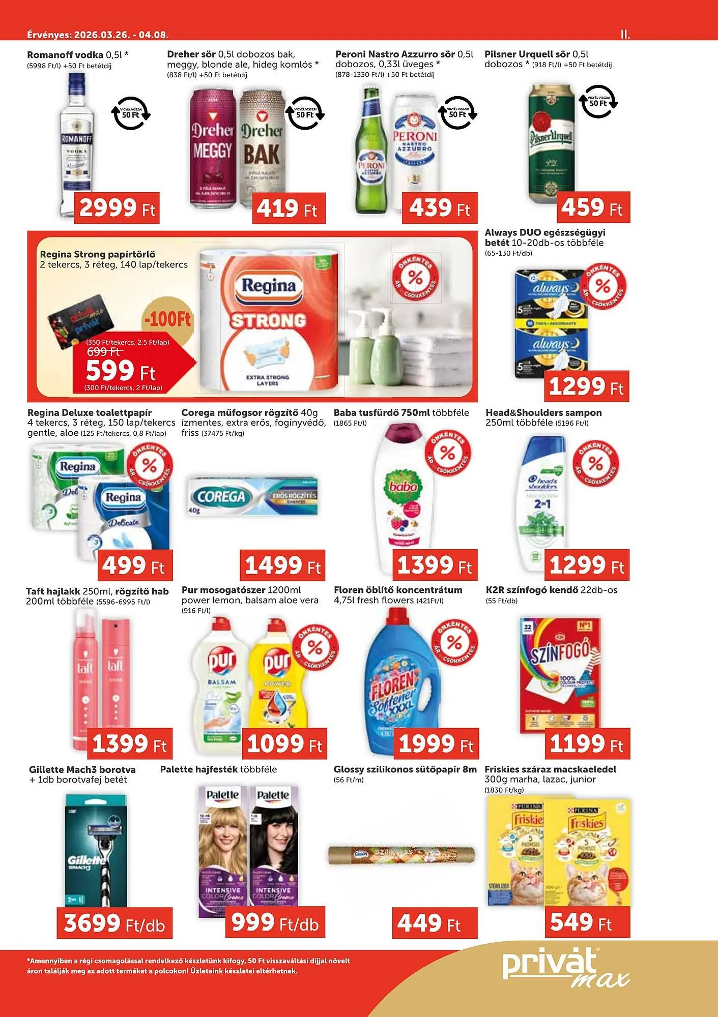 Katalógus PRIVÁT akciós újság március 26.-tól április 8.-ig 2026. - Oldal 11