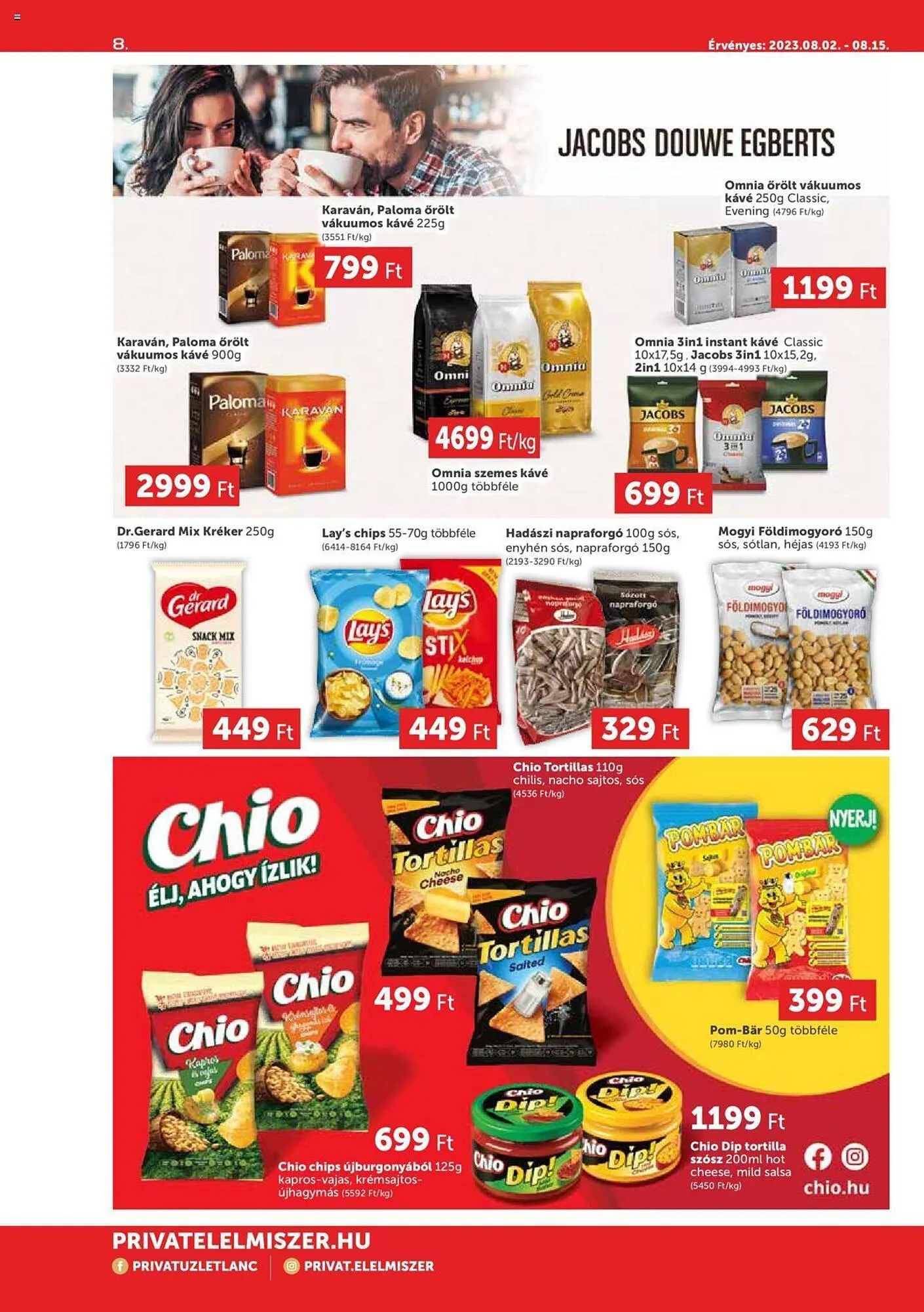 Katalógus PRIVÁT akciós újság augusztus 2.-tól augusztus 15.-ig 2023. - Oldal 8
