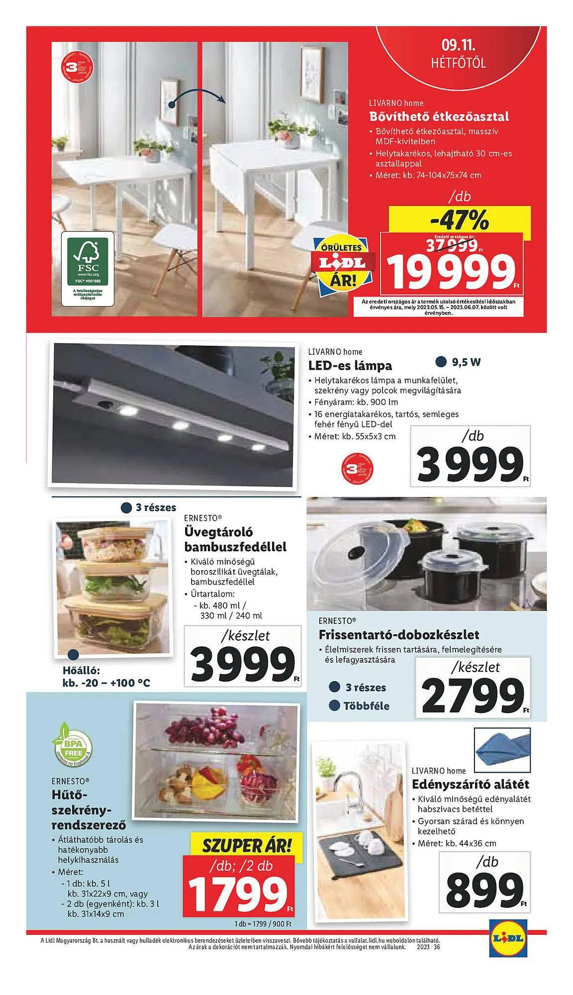 Katalógus Lidl akciós újság szeptember 7.-tól szeptember 13.-ig 2023. - Oldal 29