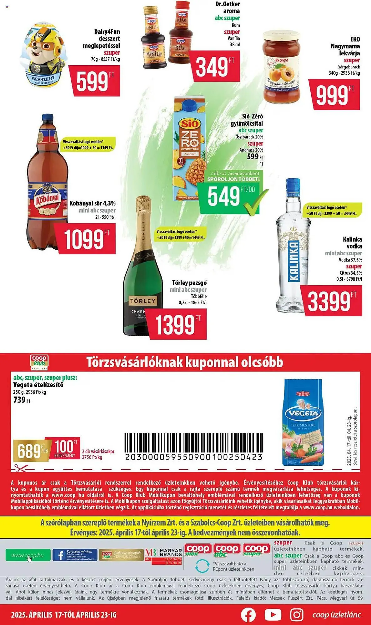 Katalógus Coop akciós újság április 17.-tól április 23.-ig 2025. - Oldal 16