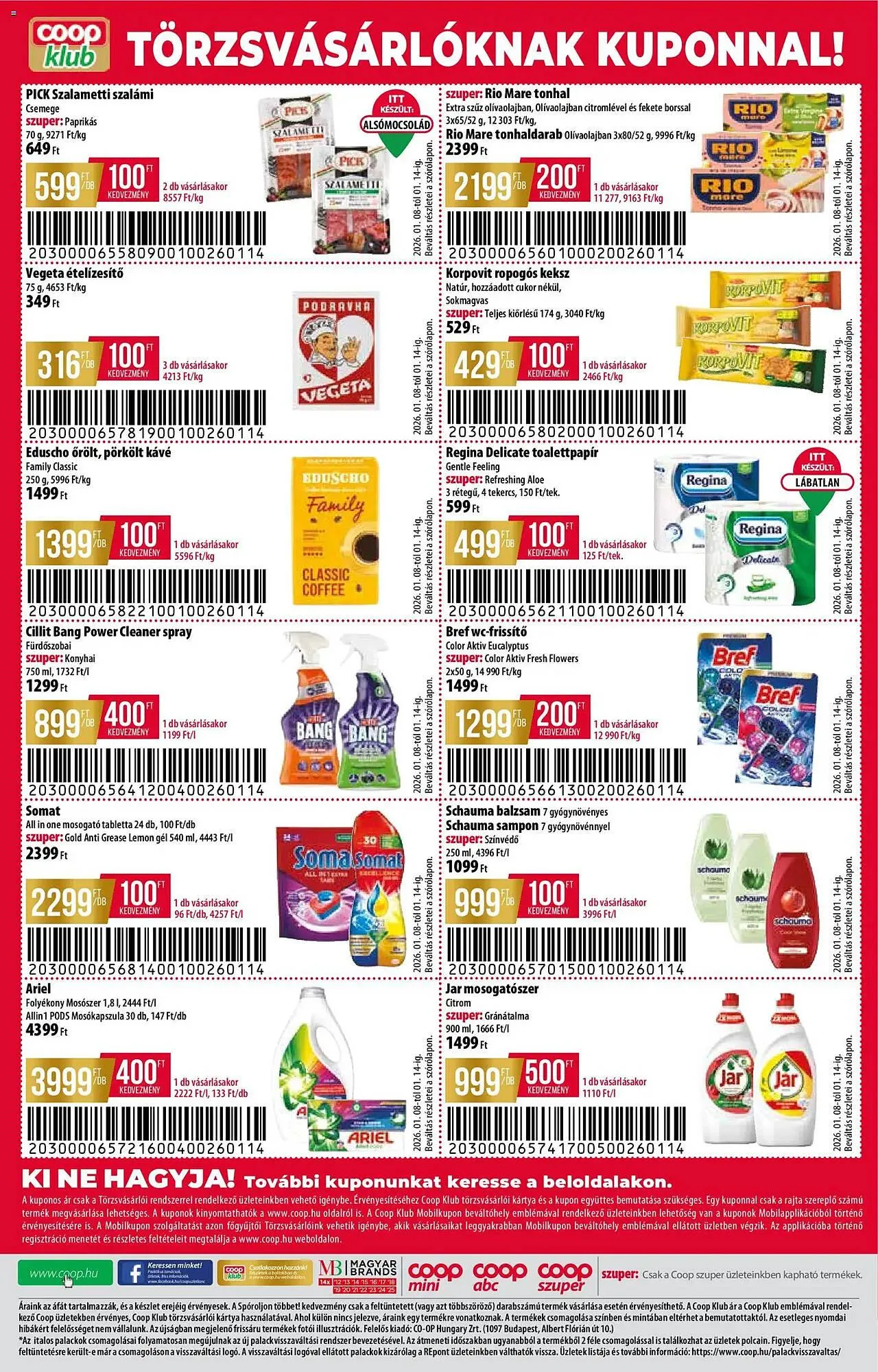 Katalógus Coop akciós újság január 8.-tól január 14.-ig 2026. - Oldal 8