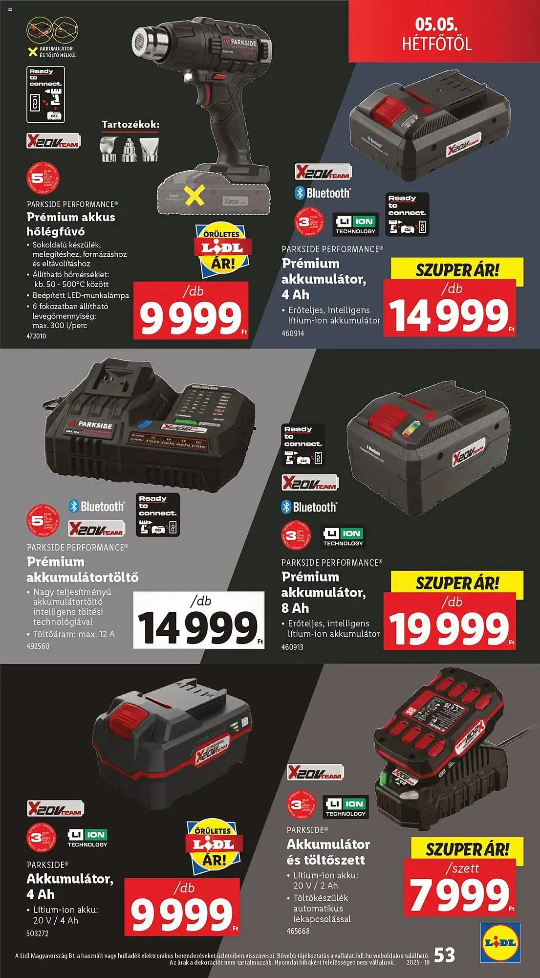 Katalógus Lidl akciós újság április 30.-tól május 7.-ig 2025. - Oldal 53